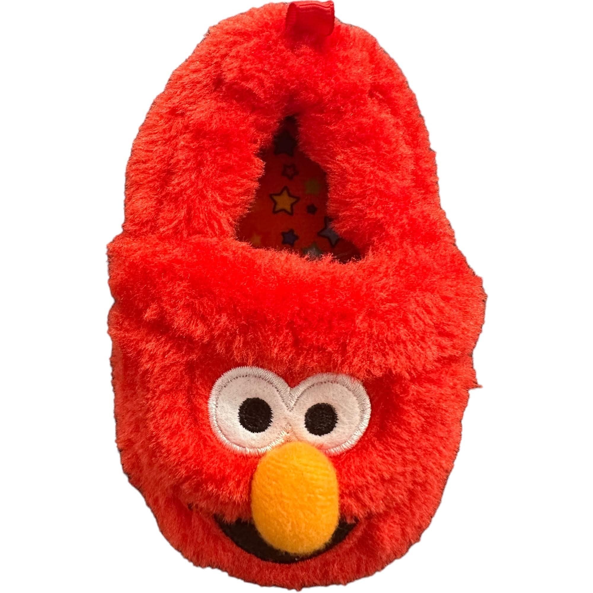 Sesame Street Unisex-Child ELMO Face Slipper (Elmo Puppet 2, us_footwear_size_system, toddler, men, numeric, medium, numeric_4)