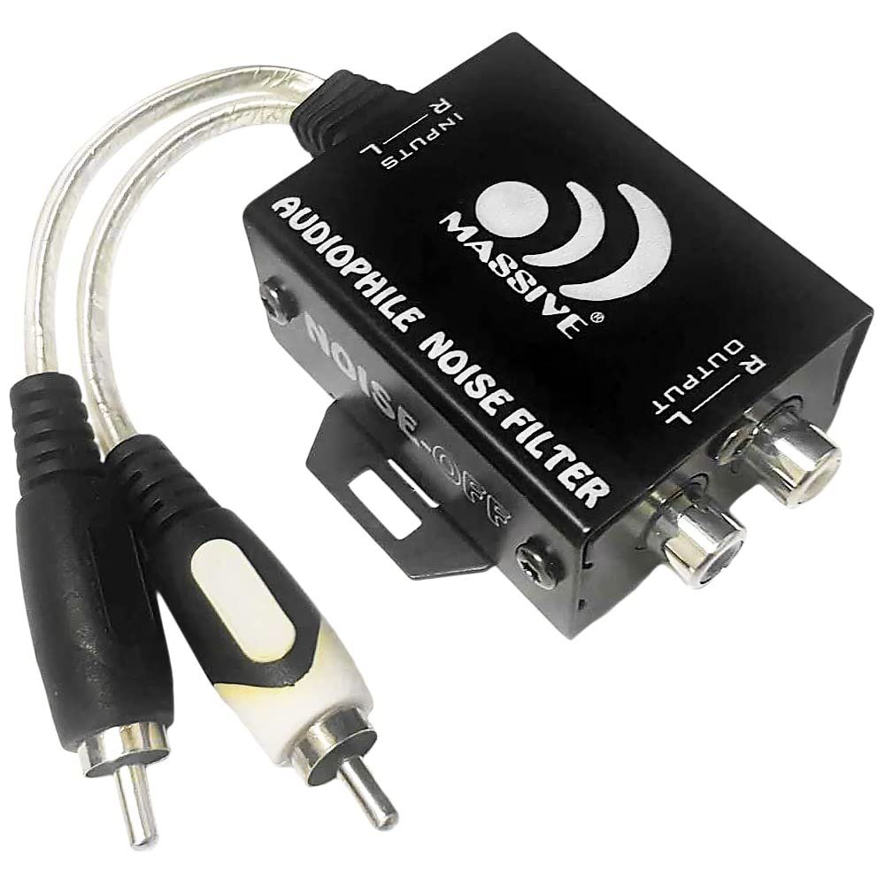 Masive Audio Noise-Off | Alternator Noise Elimiation/RCA Ground Loop Isolator