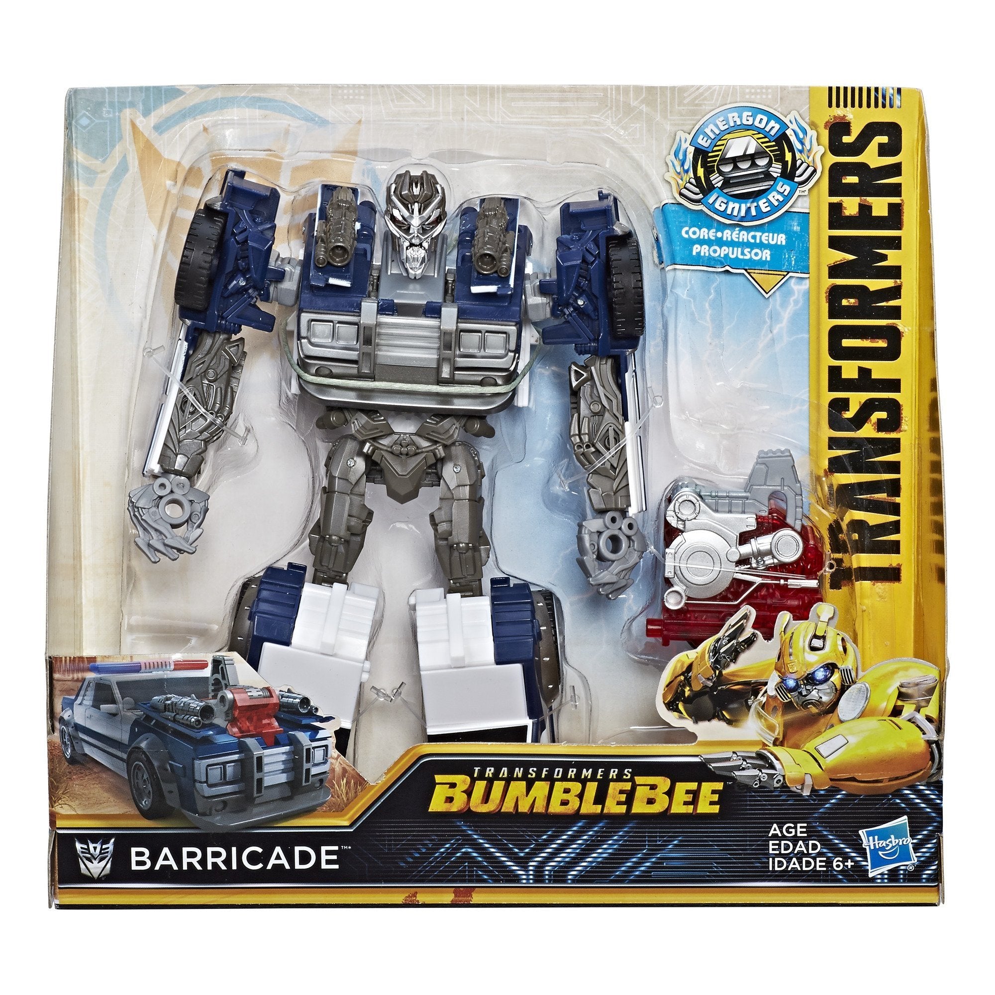 Transformers Bumblebee Energon Igniters Nitro Series Barricade Robot Toys