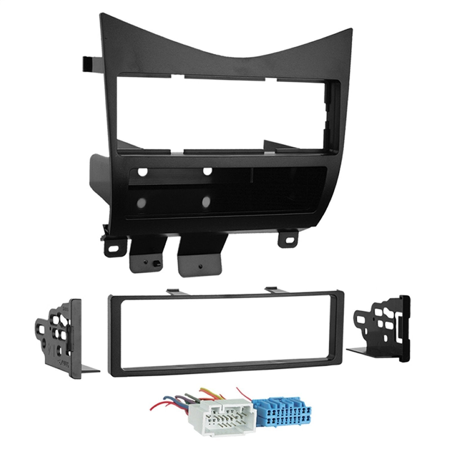 Metra 99-7862 Lower Dash Single DIN Installation Kit for 2003-2007 Honda Accord with Wire Harness,BLACK, 8.70in. x 8.00in. x 4.50in.