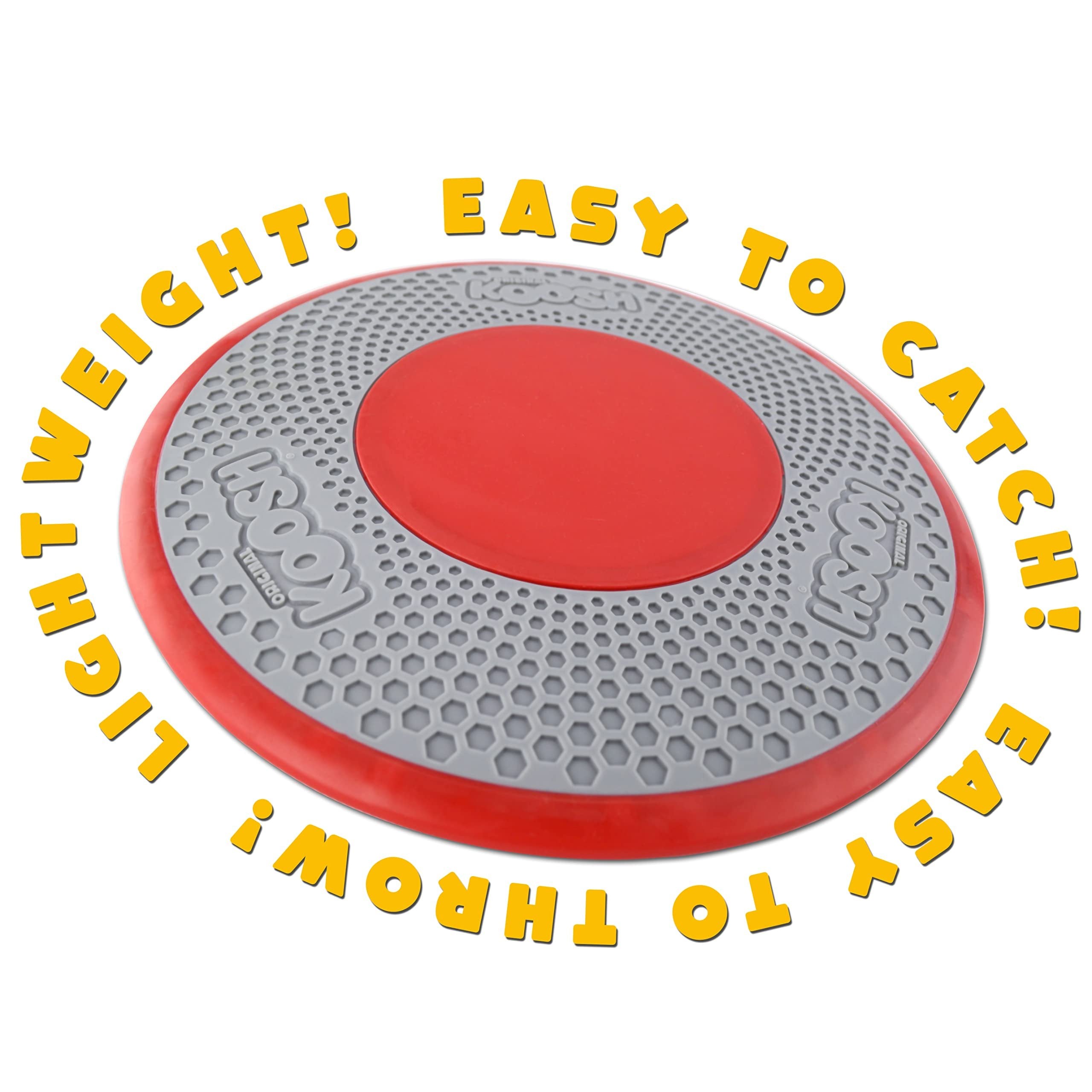 Koosh Woosh -- Frisbee for the Ball That's Easy to Catch, Hard to Put Down -- So Many Ways to Play! -- Ages 6+