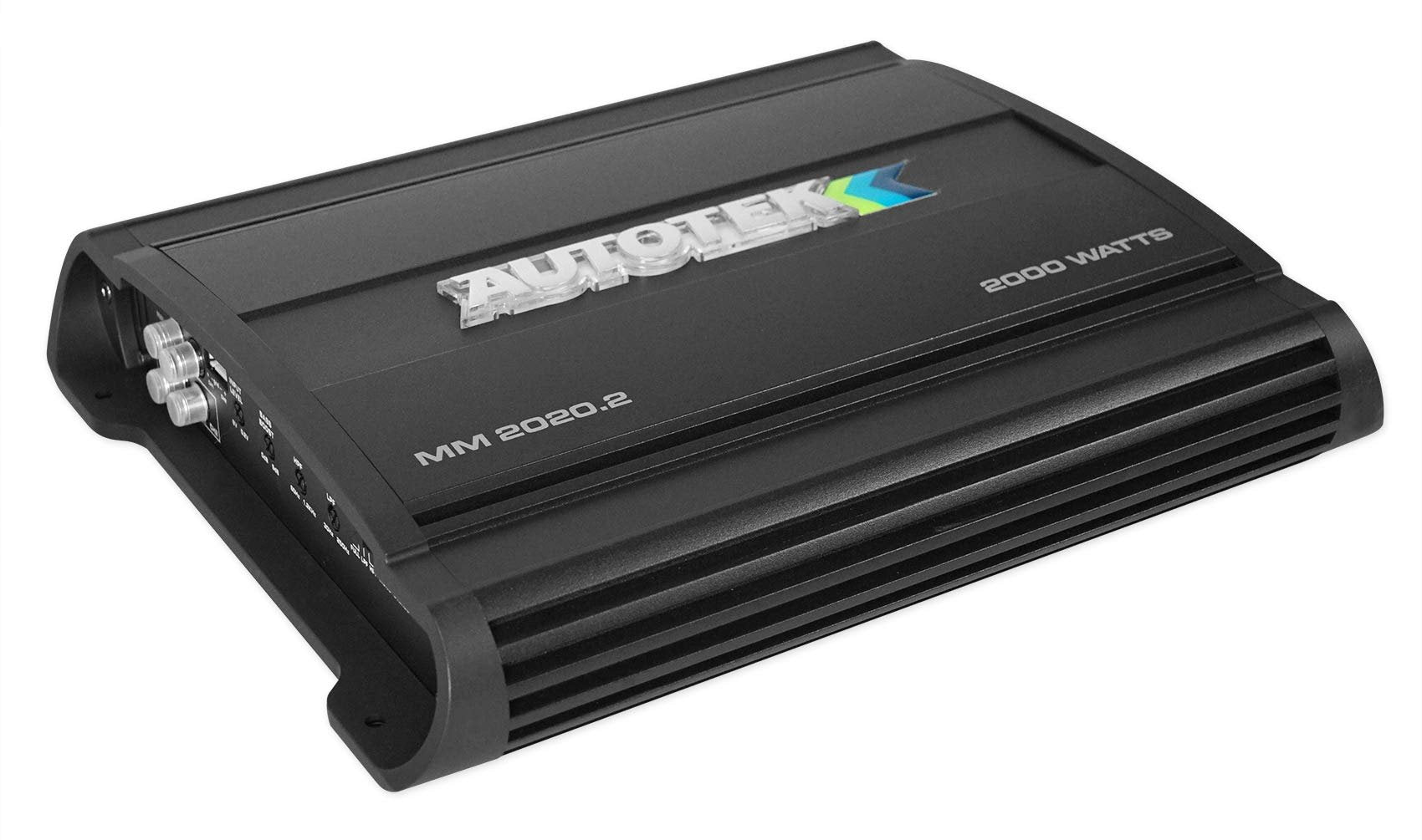 Autotek MM2020.2 Mean Machine Series Bridgeable Car Audio Amplifier – 2 Channel, Class A/B, 2000 Watt, Bass Boost, Marine Grade Protection Amp