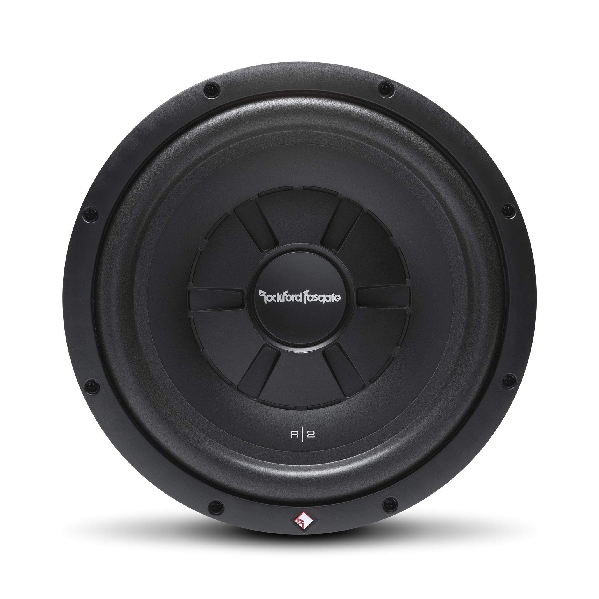Rockford Fosgate Prime R2SD4-12 Single R2S Slim 12" 4-Ohm DVC Shallow Subwoofer - 250 Watts RMS / 500 Watts Peak