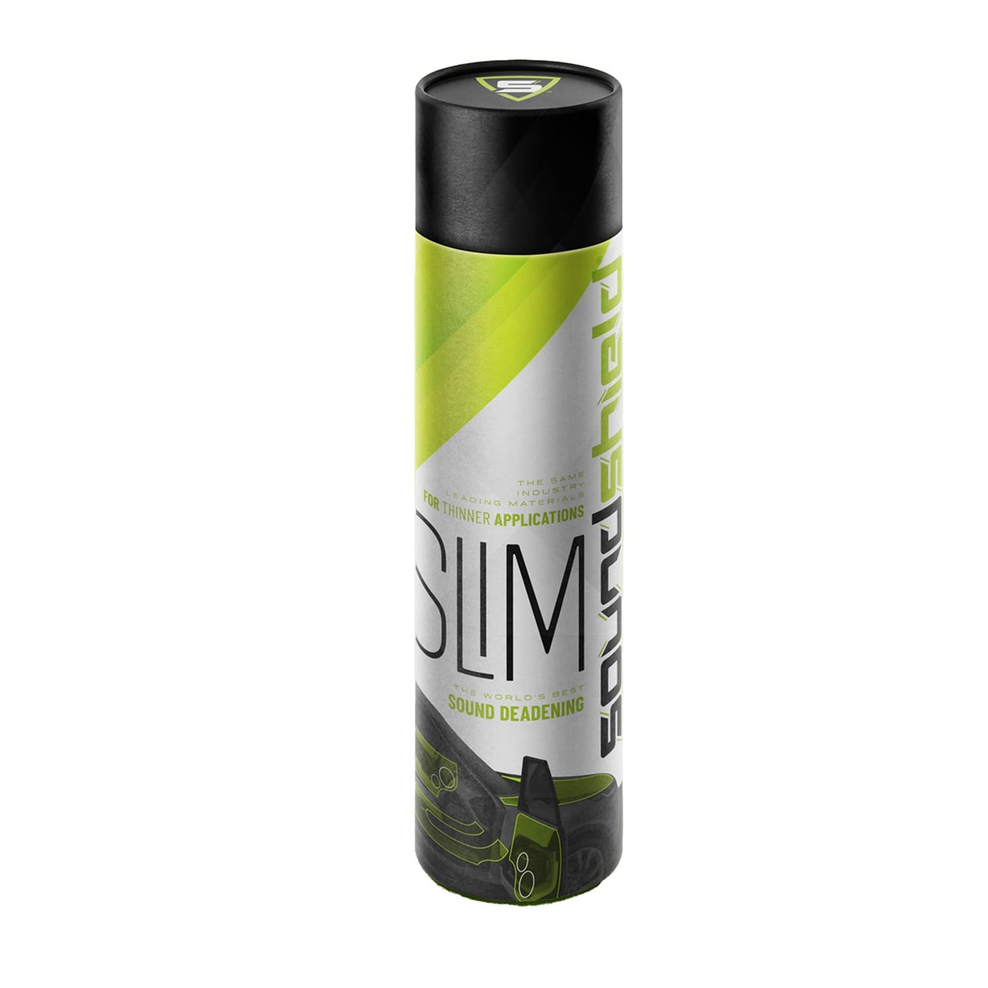 SOUNDSHIELD SSD-Slim Slim Single Roll Sound Deadening Sheeting 11 Sq Feet Damp Shield of Adhesive Backed Pressure Sensitive Butyl Rubber for Noise Attenuation