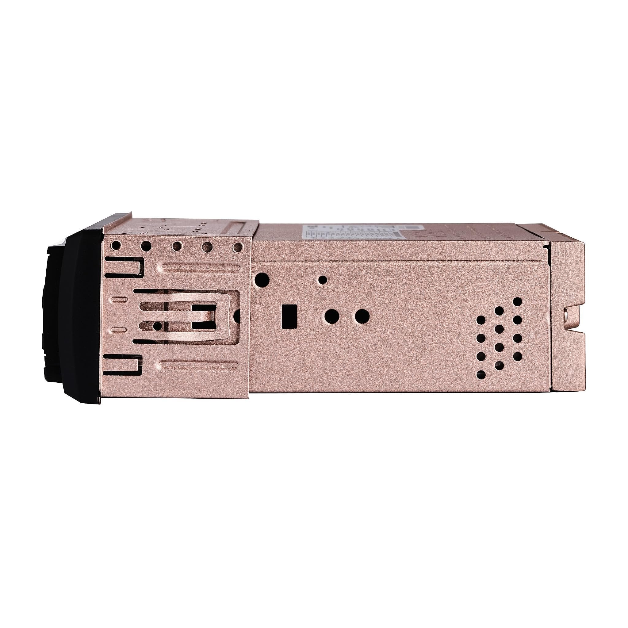 DS18 SDX-P200 Digital Media Receiver Single Din, Car Stereo Radio DSP, High Power 4 x 60 Watts, APP, Bluetooth Audio and Calling, Aux Input, USB, Mechless, AM/FM, 3V + 3.5V Subwoofer