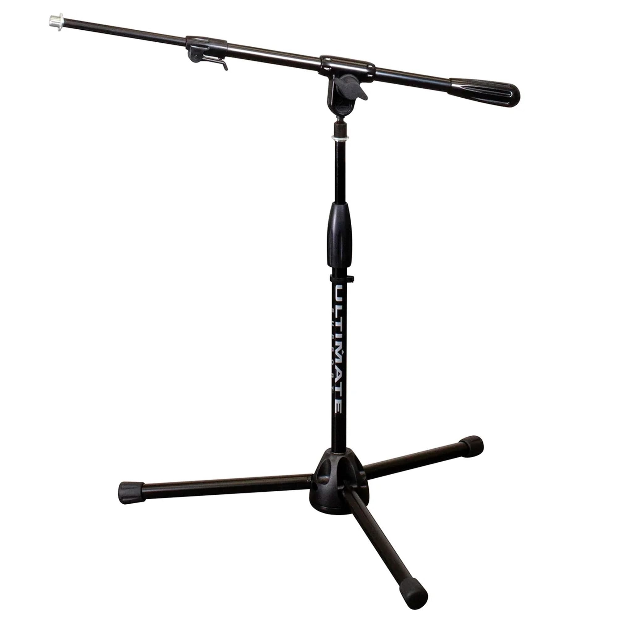 Ultimate Support PRO-R-T-SHORT-T Pro Series R Microphone Stand w/Telescoping Boom, Plastic Tripod Base, and Short Height