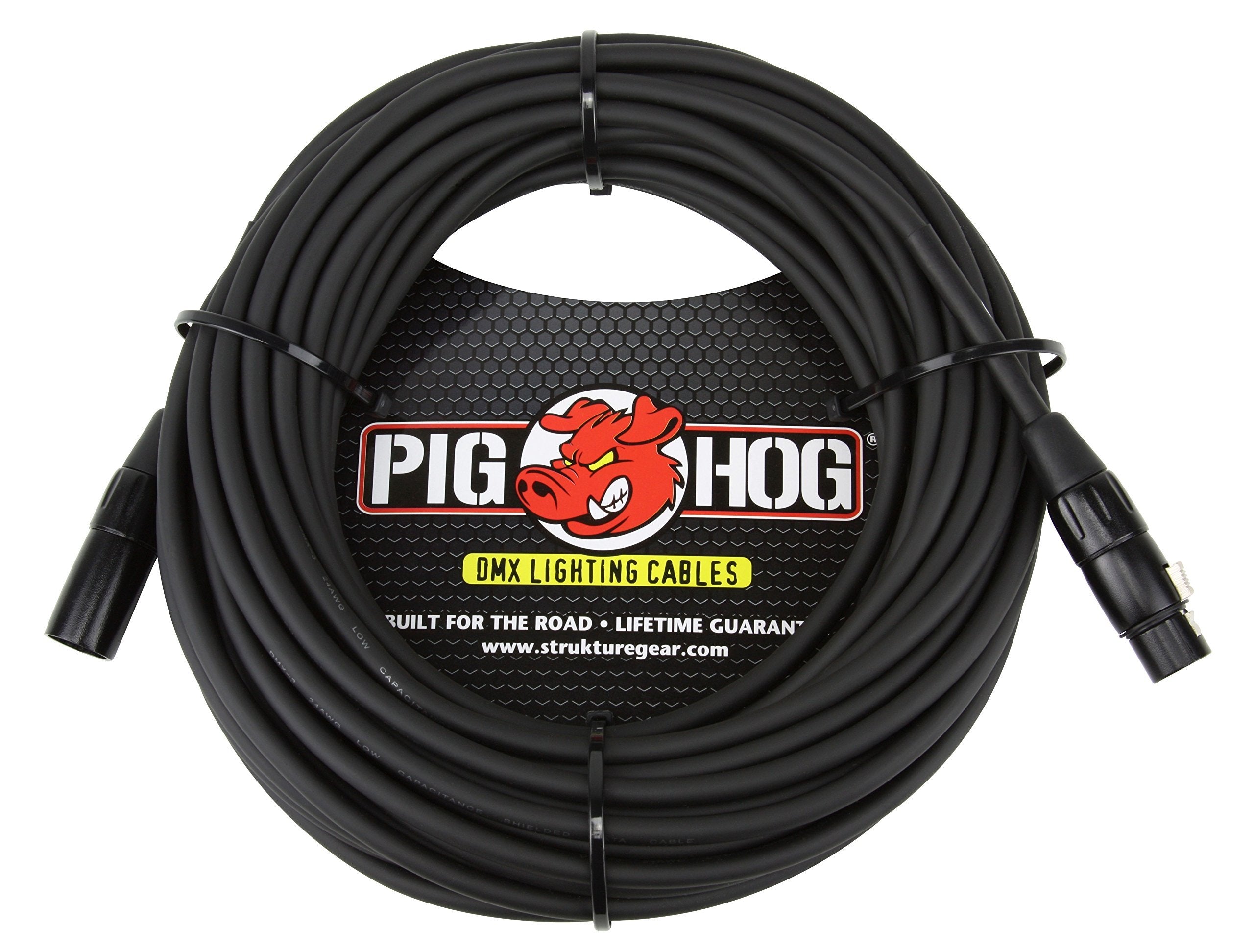 Pig Hog PHDMX50 3-Pin DMX Lighting Cable, 50 Feet