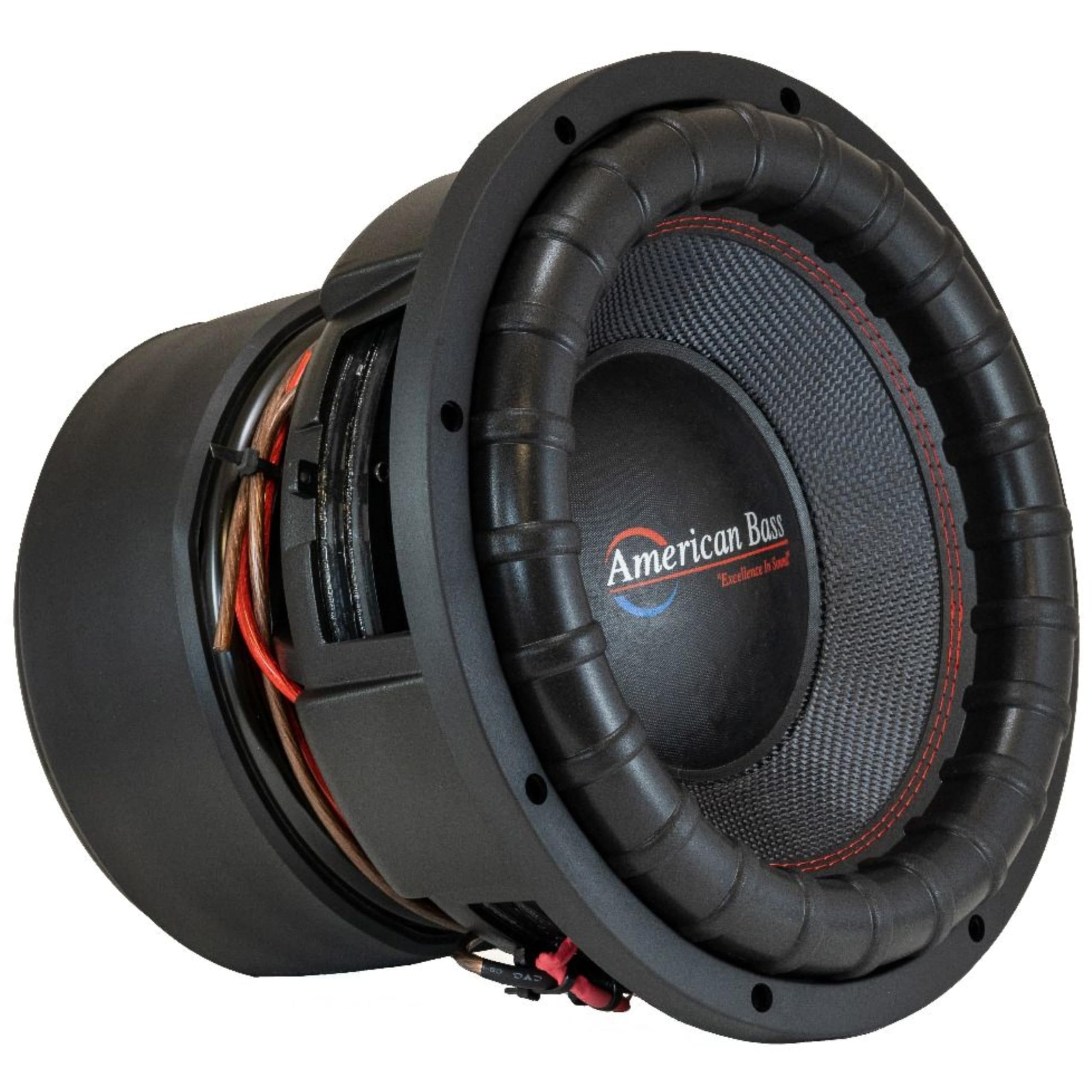 American Bass XD-1044 XD 10-inch Subwoofer 450 Watt RMS / 900 Watt Max Dual Voice Coil 4 Ohm Voice Coils 125 Oz Magnet