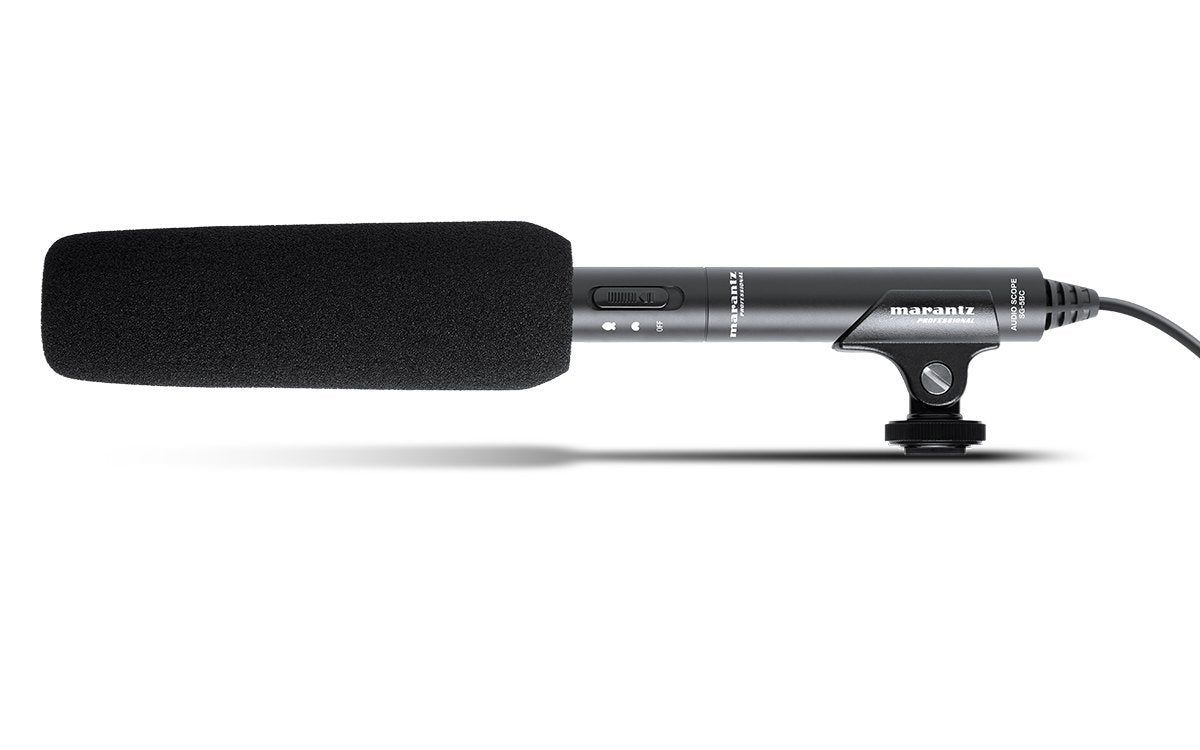 Marantz Professional Audio Scope SG-5BC | Battery-Powered Short Shotgun Microphone with 3.5mm Integral Cable