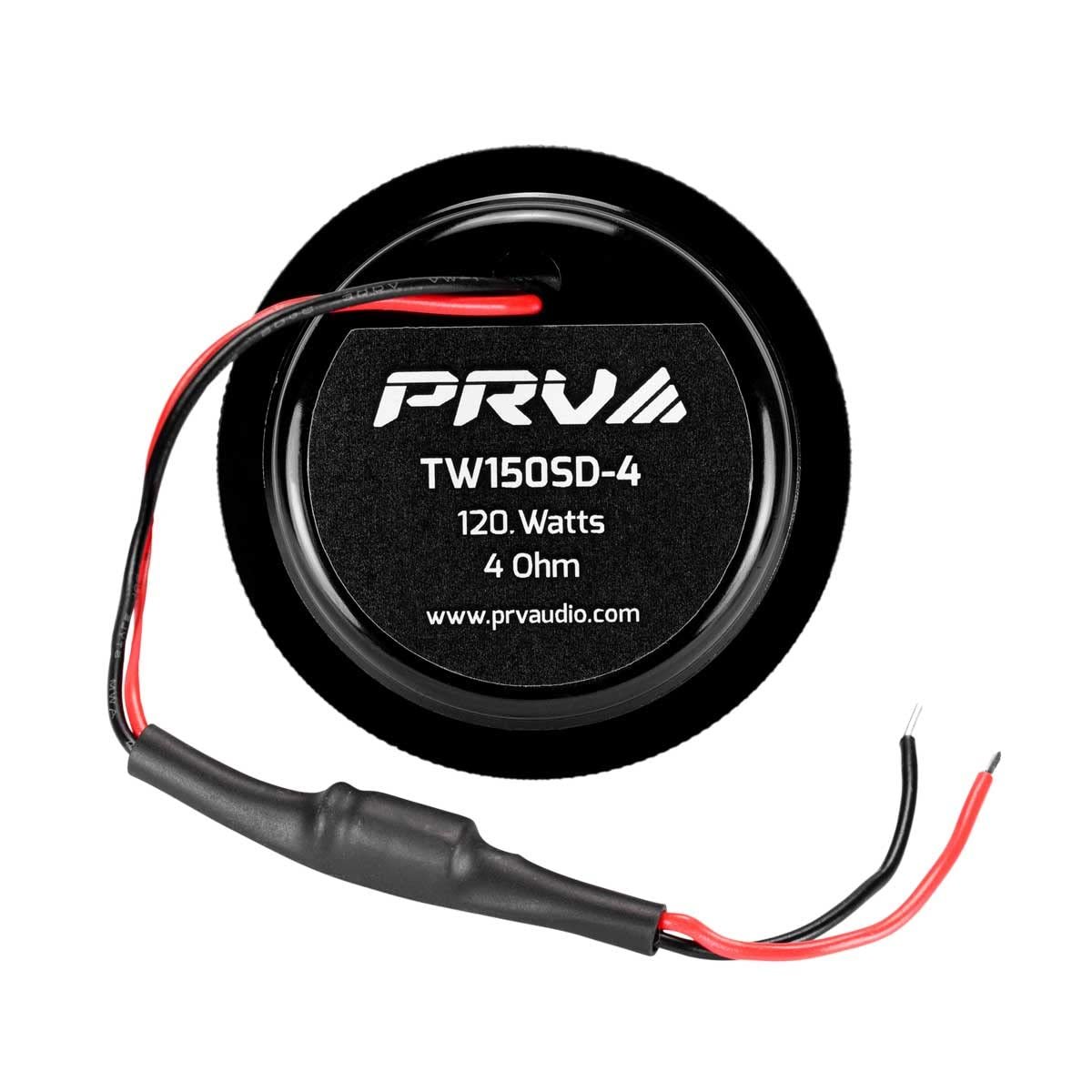 PRV AUDIO Soft Dome Tweeters 240 Watts 4 Ohm TW150SD-4 with Built-in Crossover, 32 mm Silk Dome, Neodymium Magnet for Car Audio and Motorcycle Systems Easy Flush Mount (Pair)