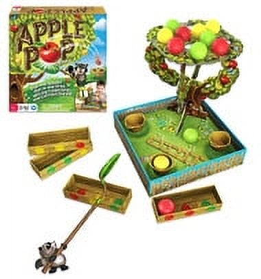 Wonder Forge Apple Pop Board Game, Dexterity & Color Matching Strategy Game, Ages 4+, 10.5" Width