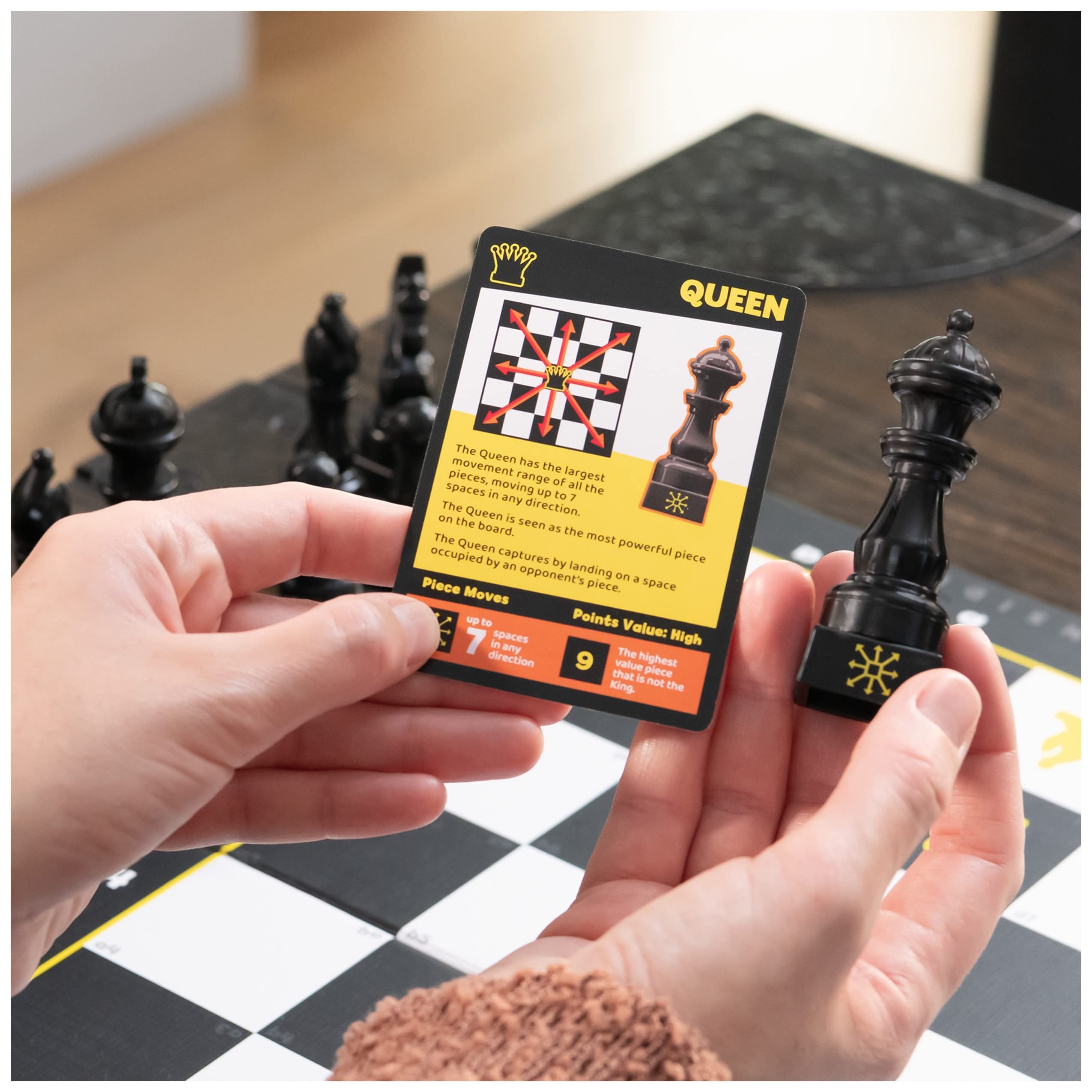 Spin Master Games, Chess Made Simple, Learn to Play Strategy Board Games for Beginners, Chess, 2 Players, for Kids Ages 8 & Up
