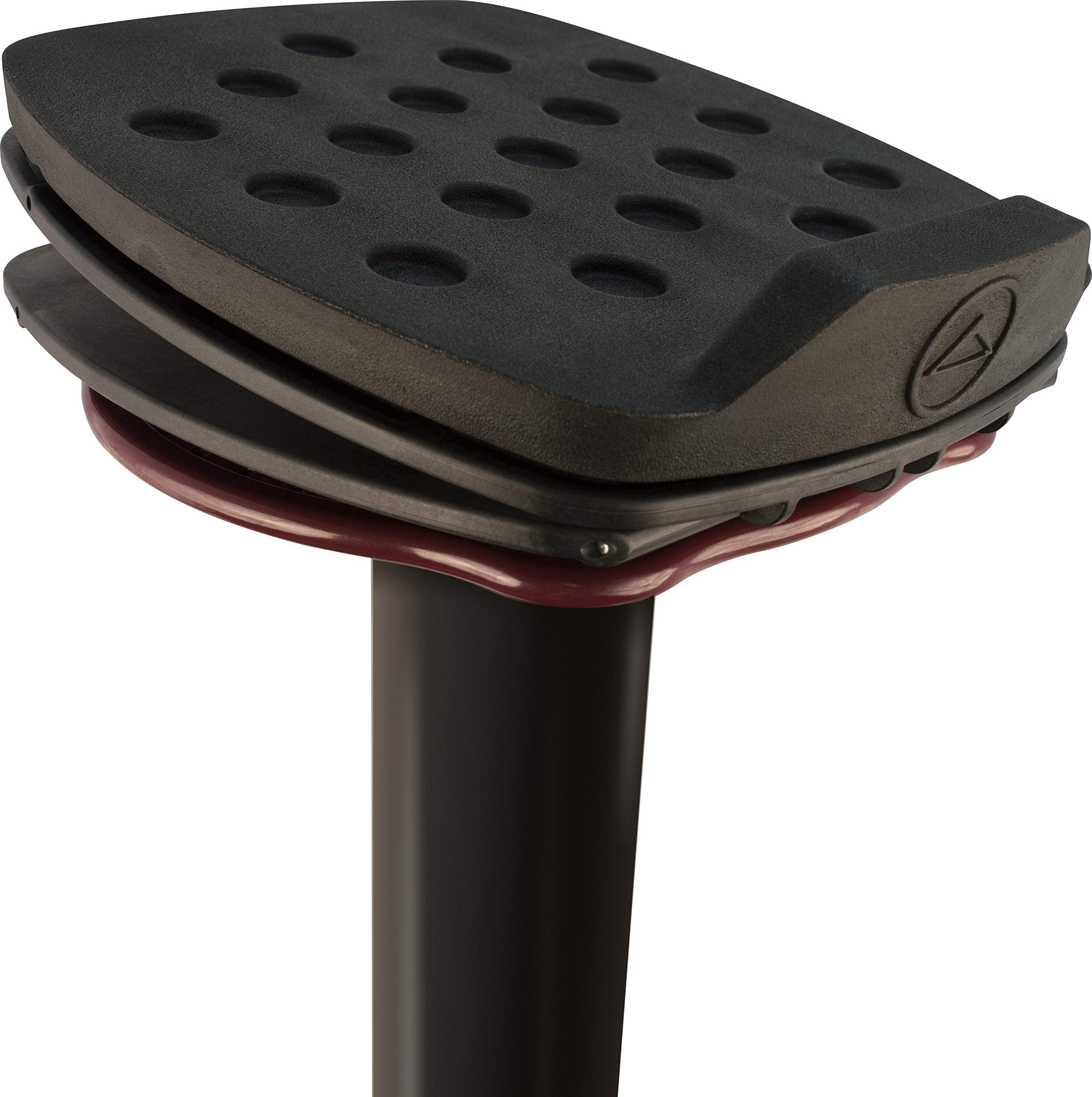 Ultimate Support MS-100R MS Series Professional Column Studio Monitor Stand with Adjustable Angle and Axis - Red