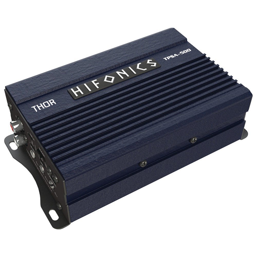 Hifonics TPS-A500.2 THOR Series Class-D 2-Channel 2-Ohm Stable Powersports Amplifier For Polaris RZR/ATV/UTV/Cart/Boat