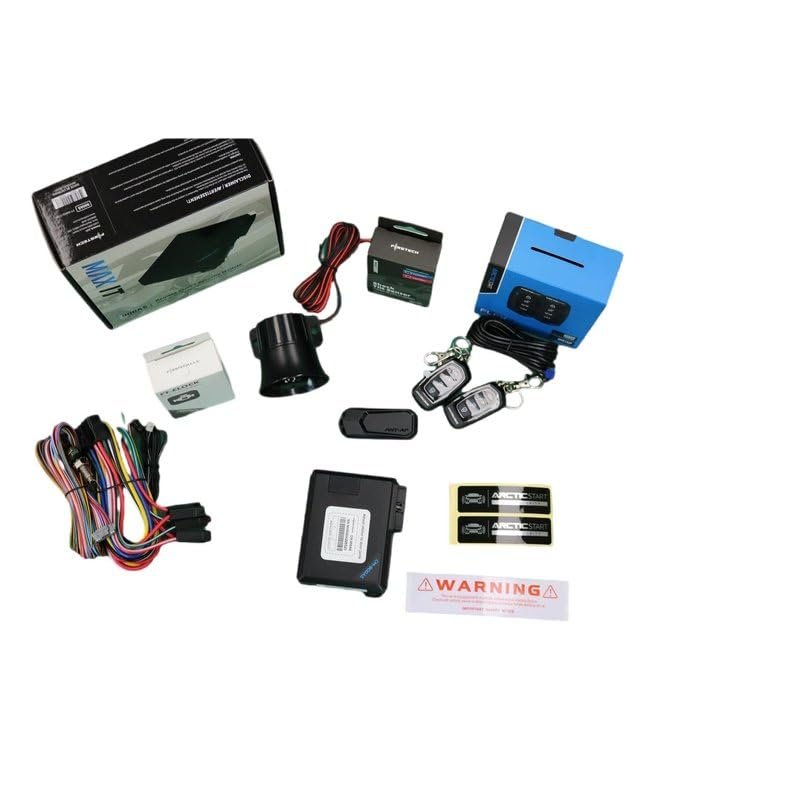 Arctic Start ARX905AS Universal Remote Starter + Car Security System 1500' Max Range Water Resistant Dual-Stage Shock Impact Built-in Accelerometer Turbo Timer