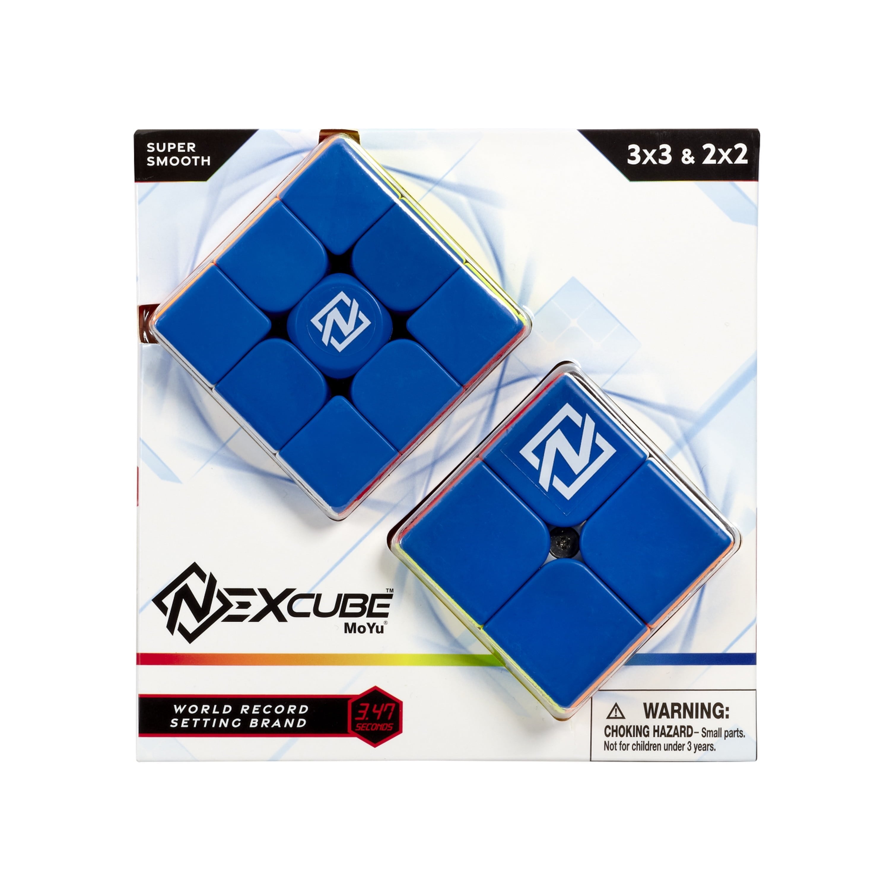 Goliath Brand NEXcube 3x3 + 2x2 Classic - Stickerless Speed Cube Novelty Toy