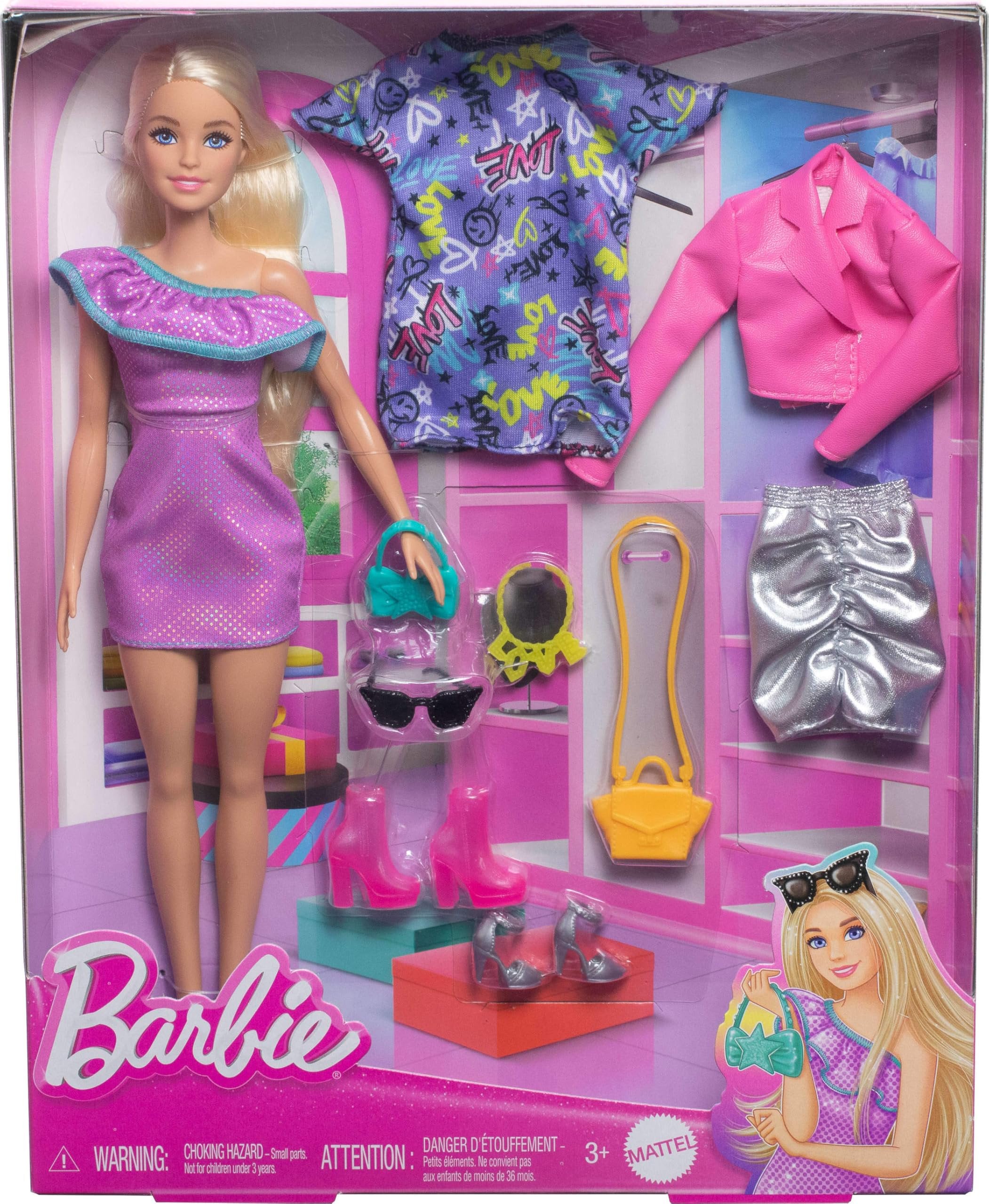 Barbie Doll with Clothes and Accessories