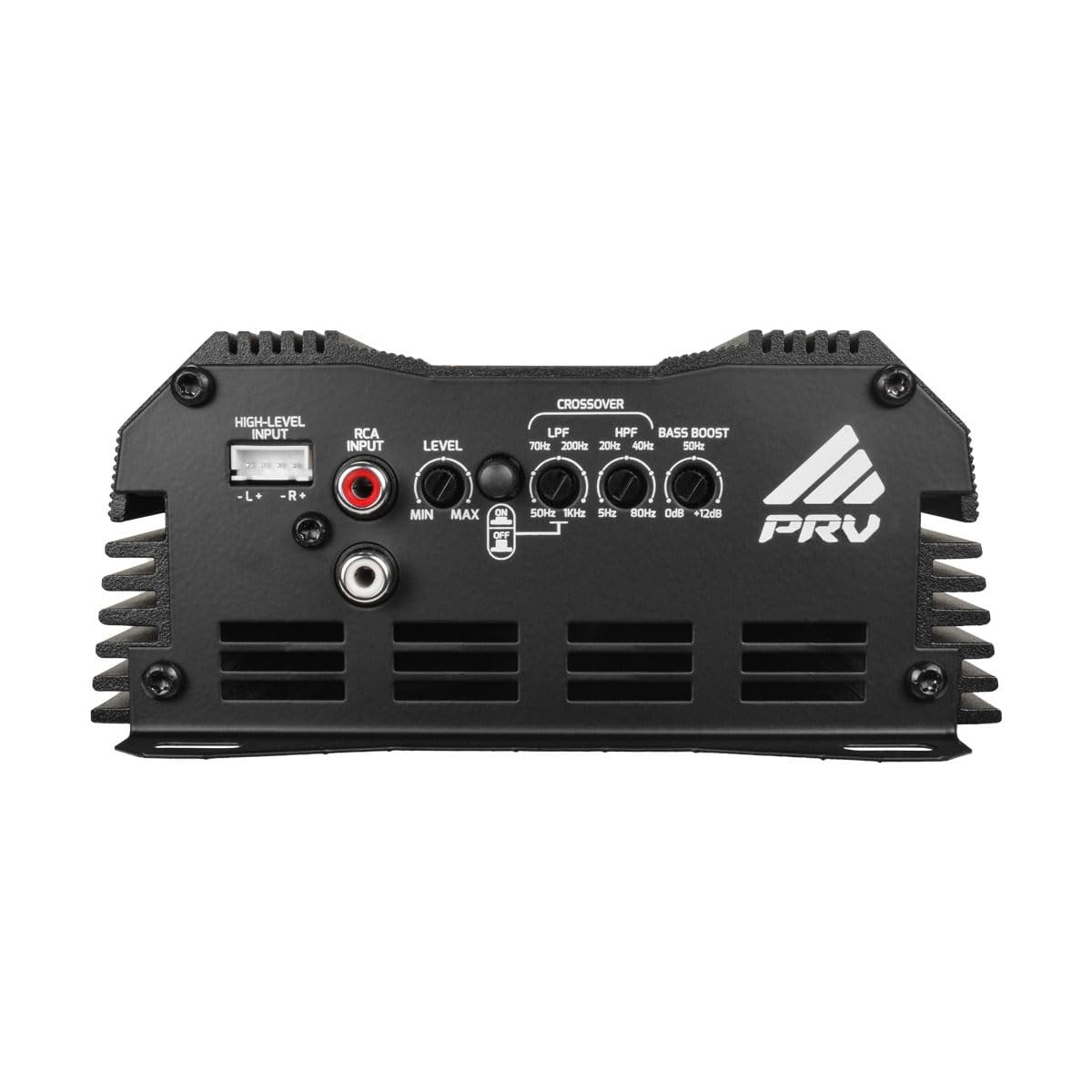 PRV Audio MDX1800.1 2 Ohm Mini Car Audio Amplifier 1 Channel 1800 Watts RMS Ultra Compact Full Range Monoblock Class D Amp for Powersports, Motorcycles, ATV, for High Power Loudspeaker Systems