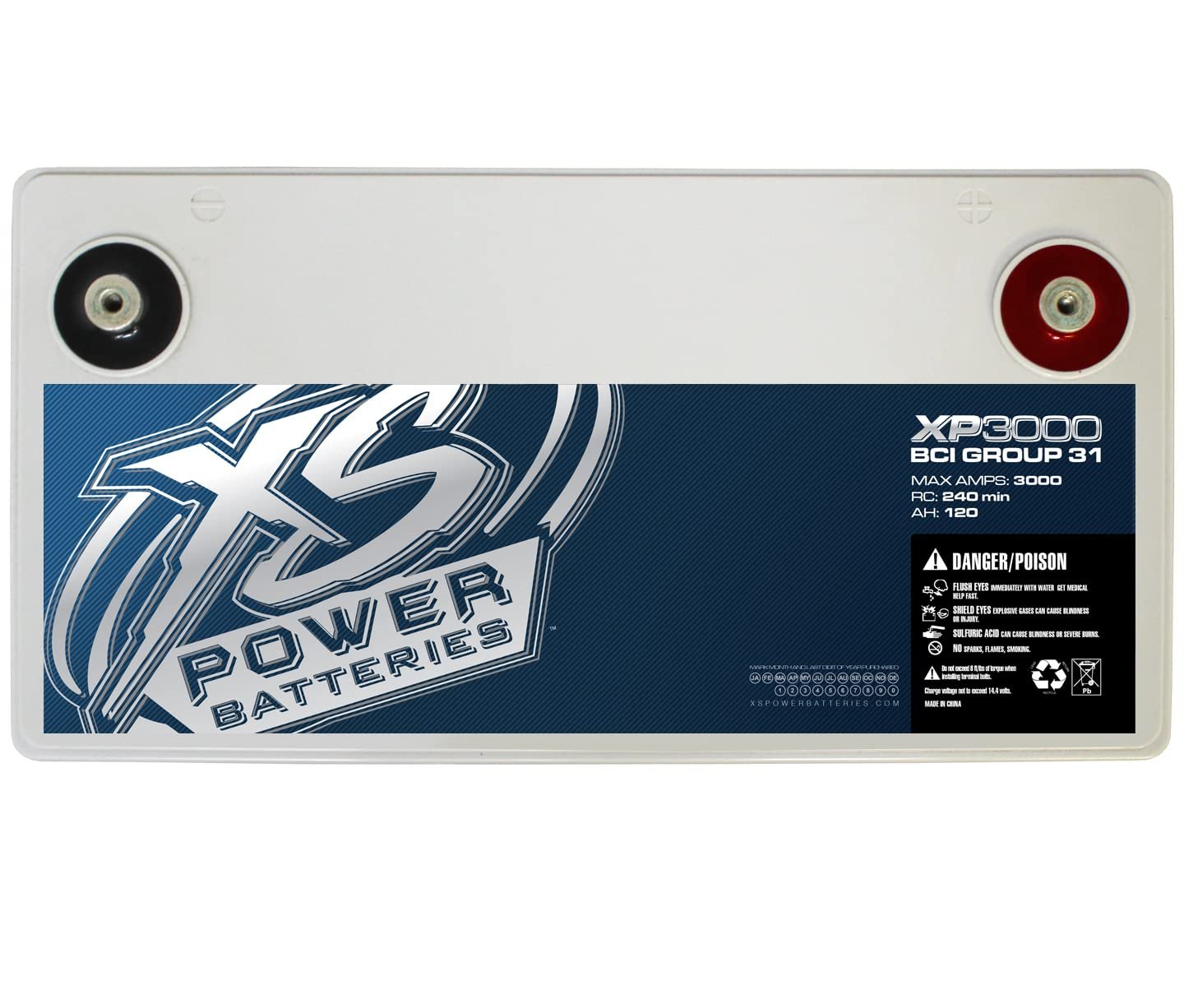 XS Power XP3000 3000 Watt Power Cell Car Audio Battery Power Stereo System