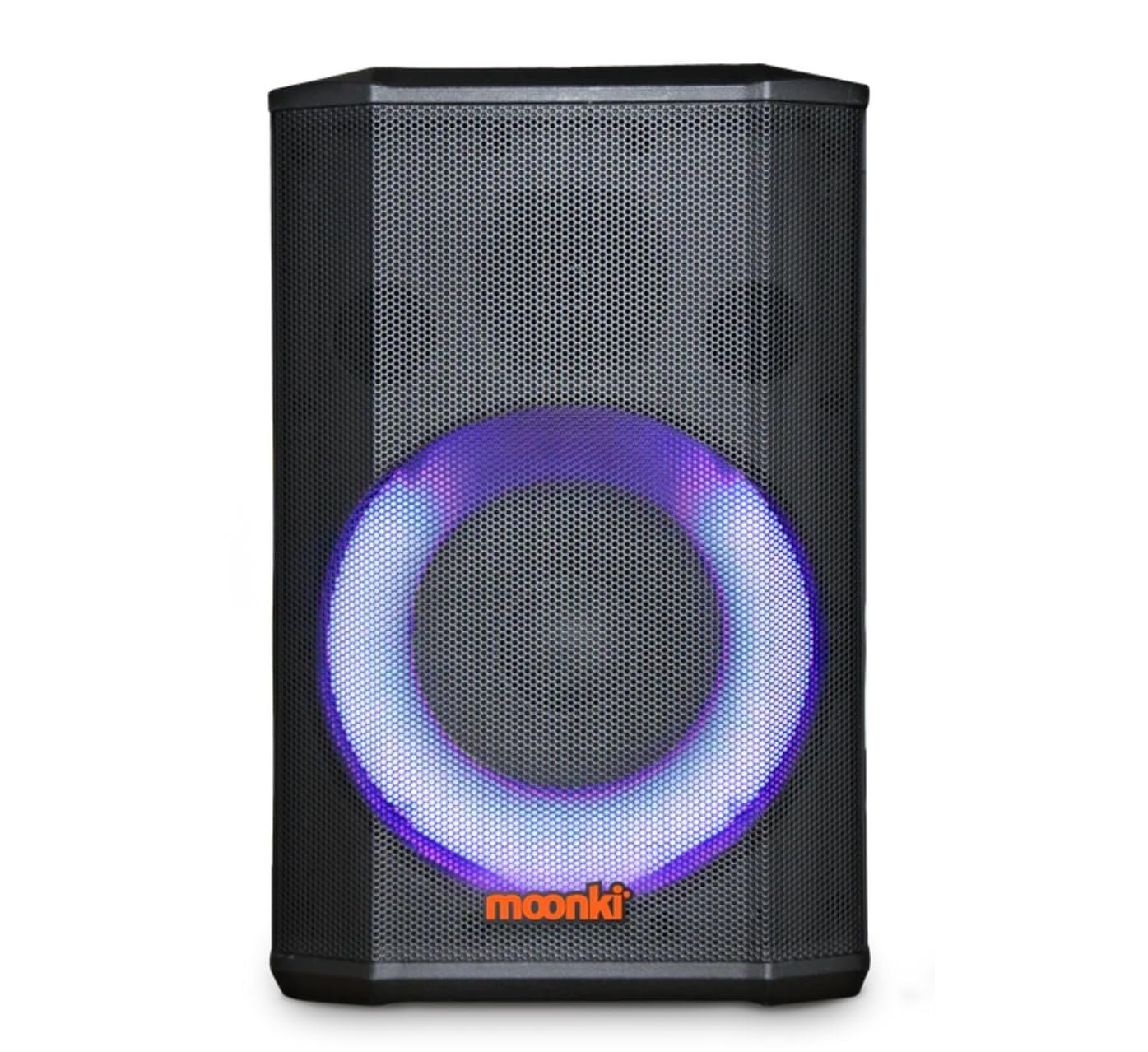 Moonki Sound MS-108LT Malibu Max 8-inch Woofer Portable Audio BT Speaker Class D Amplifier Board with Dynamic LED Ring Effect