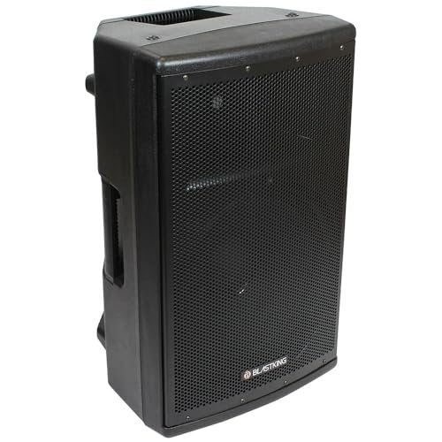 BLASTKING BDT15CMB2 15 inch 1000 Watts Active and Passive Speaker Box System w/Mic and Stand