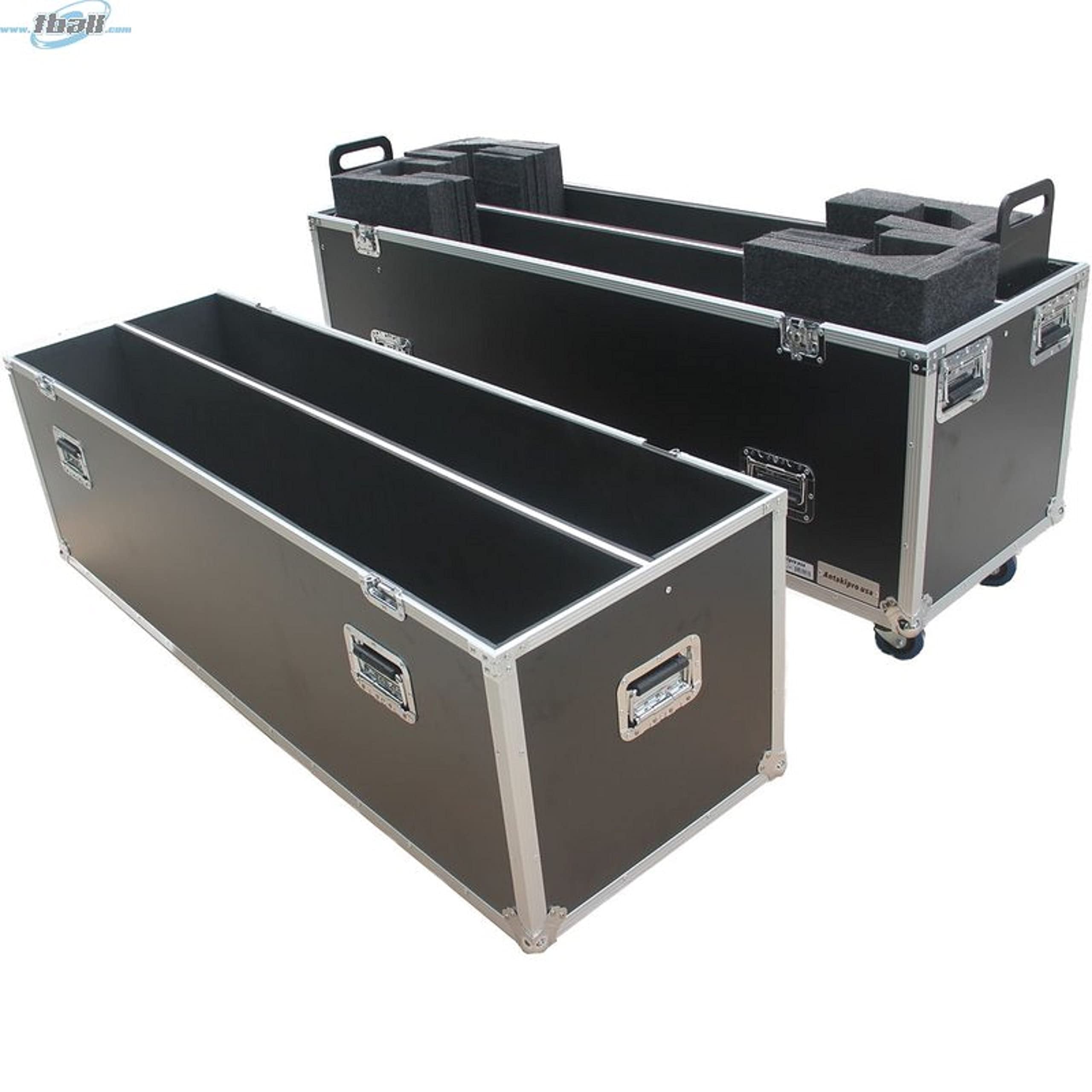ANTAKIPRO AP-2LED63W Fly Drive Case For Two 63-inch LED or Plasma Displays with Caster Board