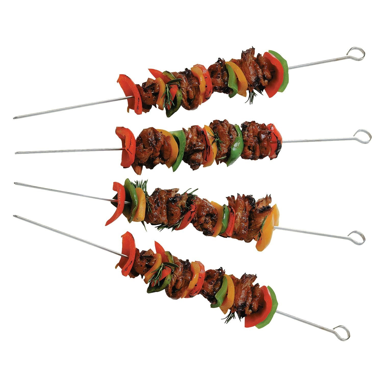 Char-Broil Chrome Skewers, 17-Inch, Pack of 4