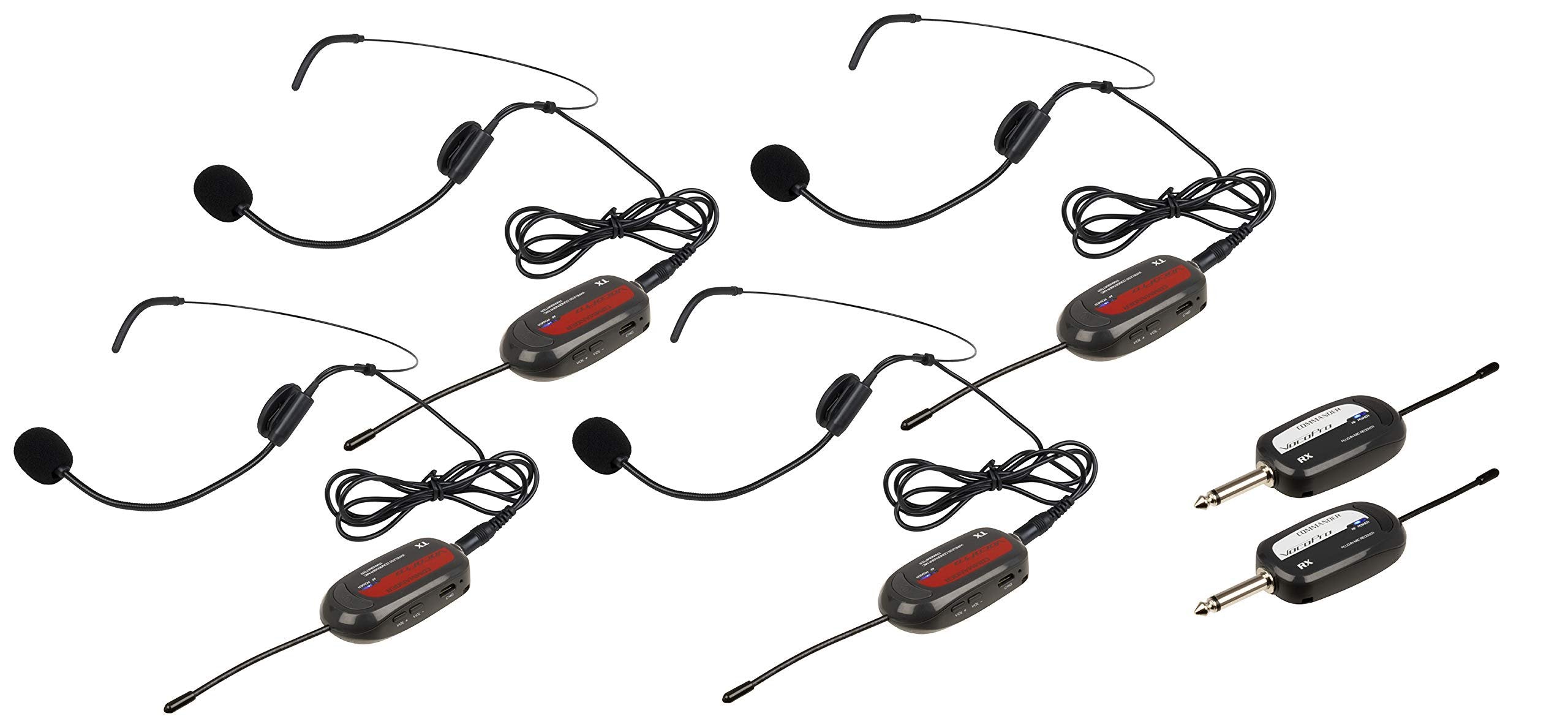 VocoPro 10 User Digital UHF Tour Guide System wi