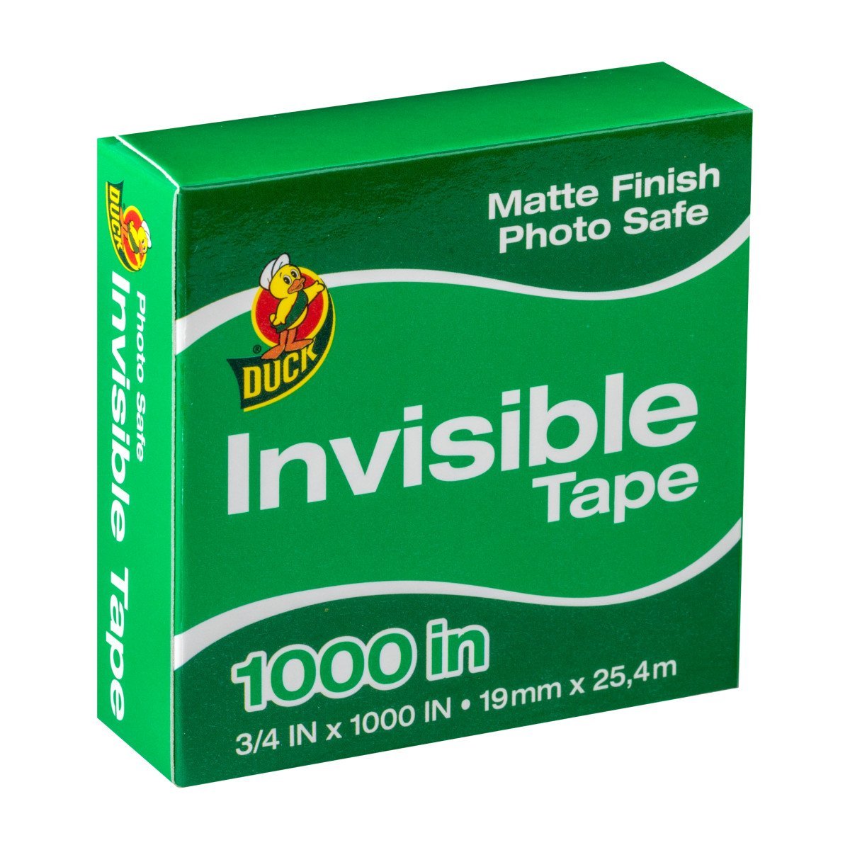 Duck Brand Matte Finish Invisible Tape Refill for Dispenser, 4 Rolls, Each Roll 3/4-Inch x 1000 Inches for 4000 Total Inches