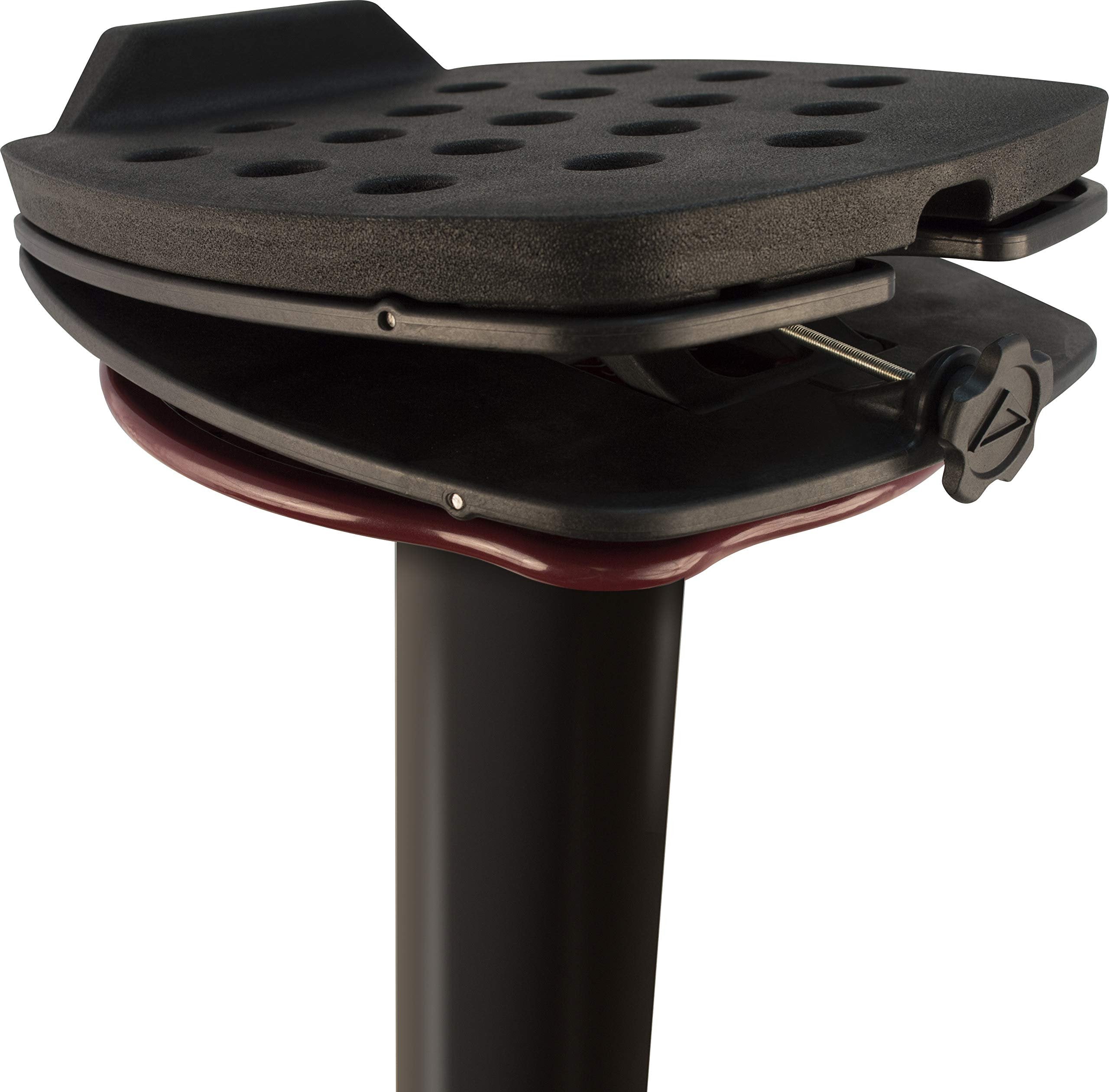Ultimate Support MS-100R MS Series Professional Column Studio Monitor Stand with Adjustable Angle and Axis - Red