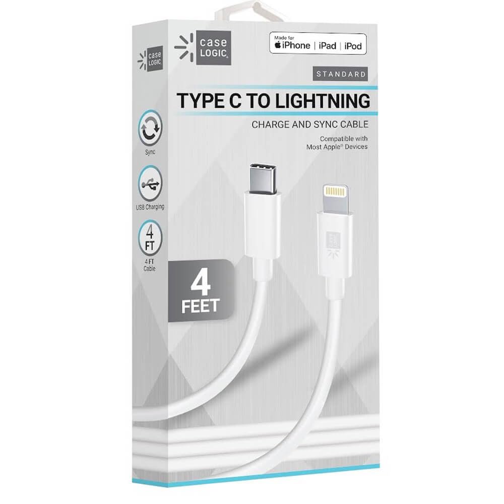 BYTECH CLLPCA122WT BYTECH 3.5FT Type-C to Lighting Cable
