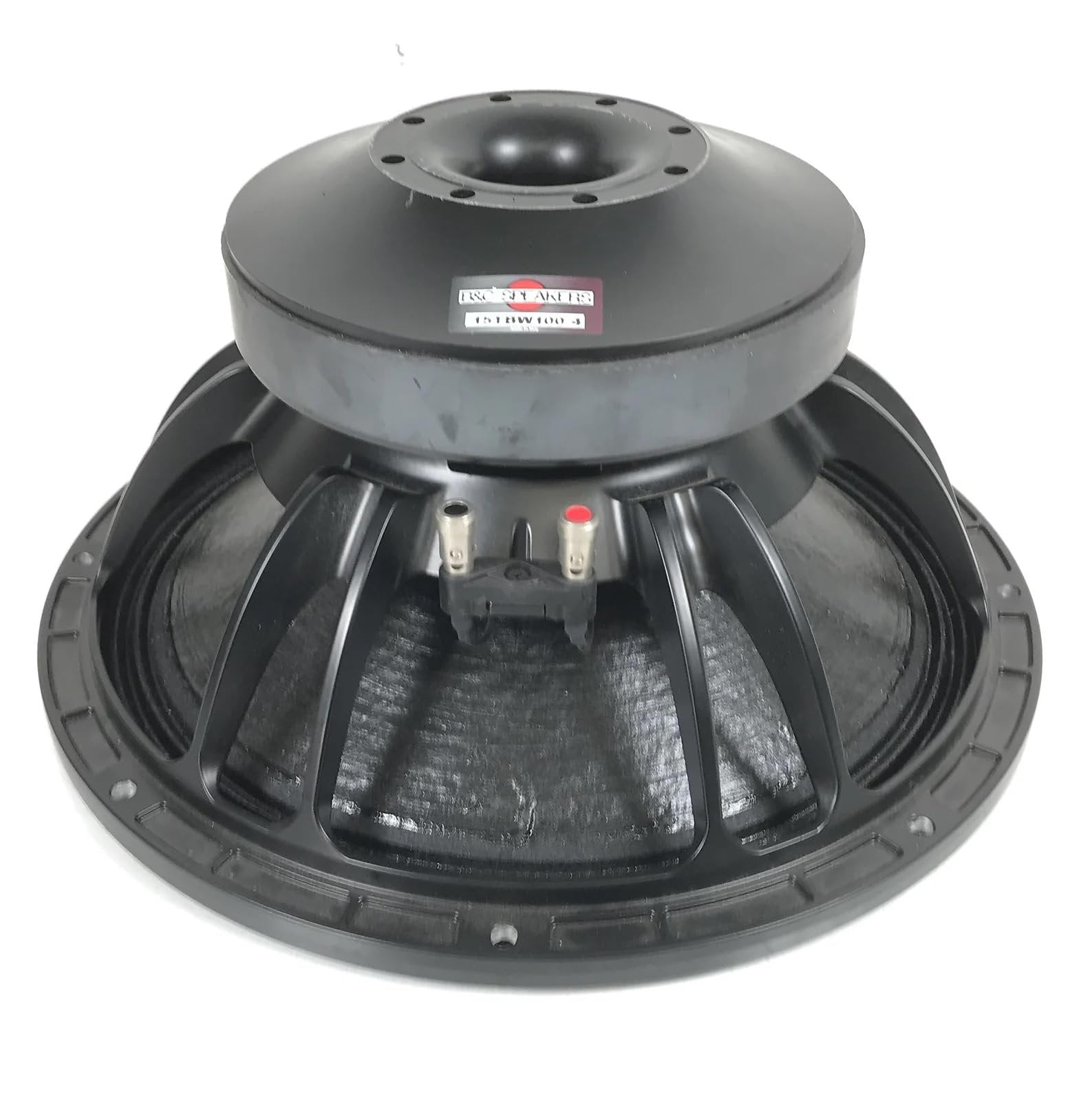 B&C Speakers 15TBW100-4 15-inch Professional Woofer 1500 Watts Rms 3000 Watts Peak 4 Ohms Ventilated Voice Coil Gap Subwoofer Motorcycle Car Pro Audio Sound Speaker - ALT15TBW1004M