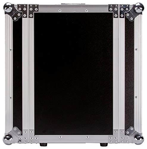 Top Quality Space DJ Rack Handle 3u Effect Deluxe Flight Road Case 14-inch Body Depth With Pull Out Handles And Wheels Fit Professional Effects Equipment DEEJAY LED TBH3UEDHW