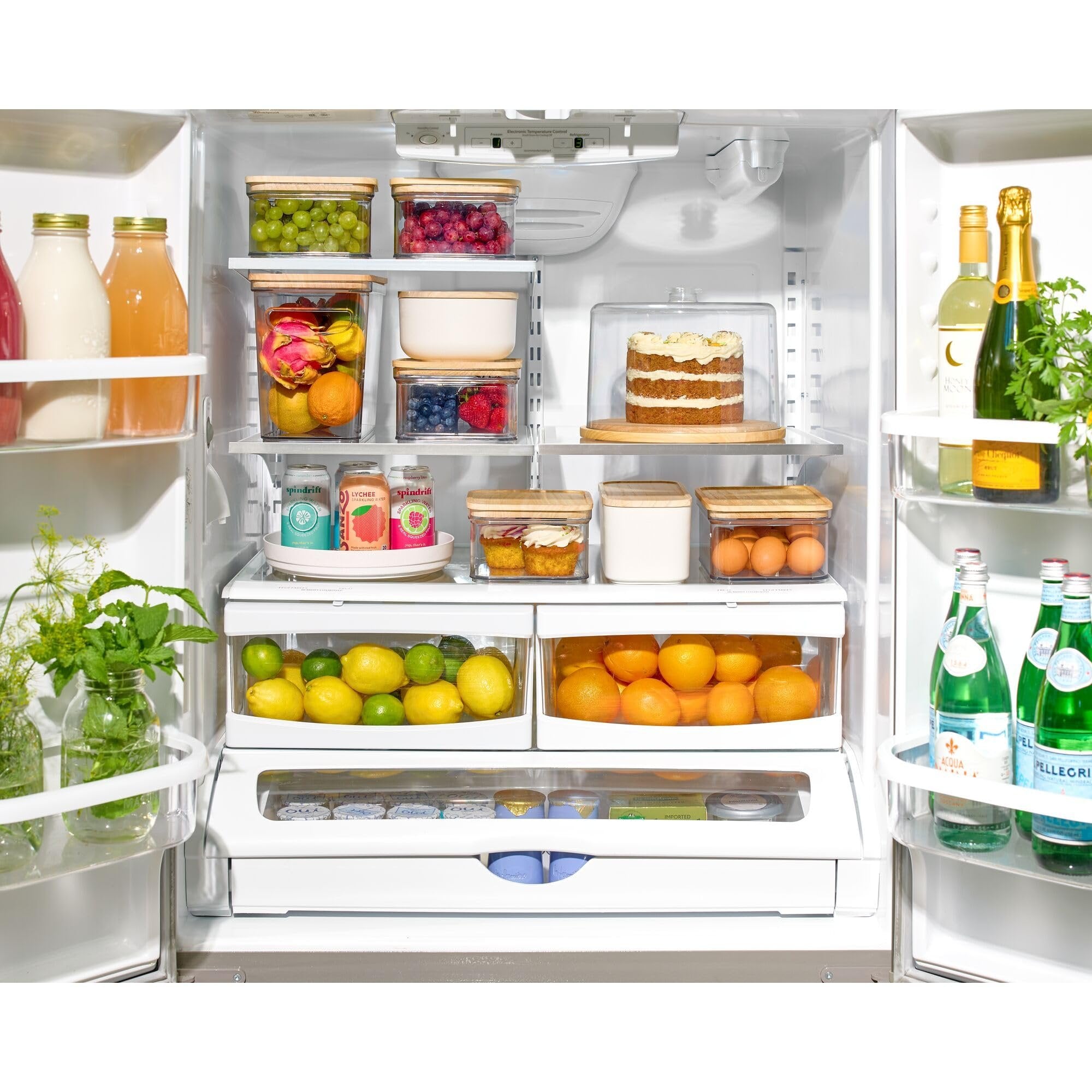 iDesign Recycled Plastic Lazy Susan Turntable Organizer, The Rosanna Pansino Collection – 10.03” L x 10.03” W x 1.73” H, Coconut