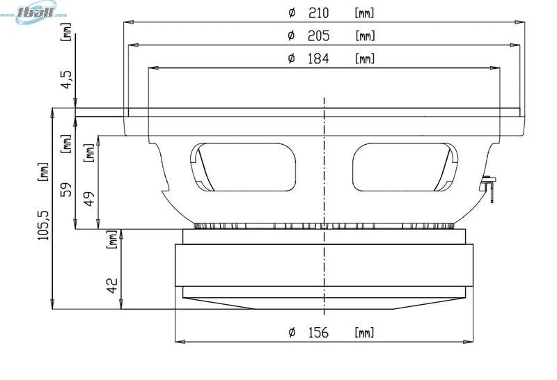 Eighteen Sound 8M400F-8 18sound 8woofer/250w/8ohms