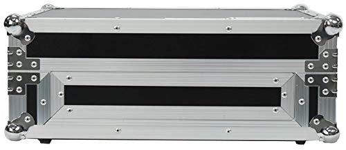 Fly-drive Case For 1 Mixer Cd Player Laptop Engineered To Hold Turntables, Mixer, Cd Players. Internal Midway Equipment Shelf Complete With Heavy Duty Piano Style Hinges DEEJAY LED TBHCKMIXLT