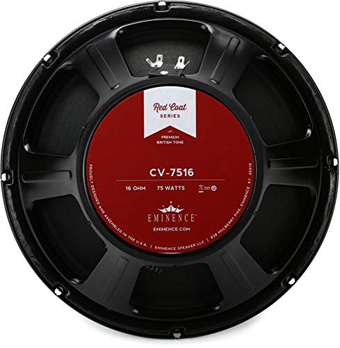 Eminence CV7516 Redcoat Series 12-Inch 75-Watt 16-Ohm Speaker
