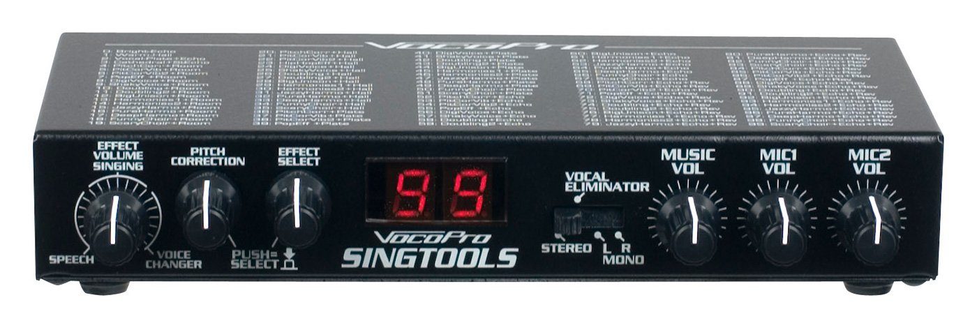 VocoPro Mixer, Black (SINGTOOLS)