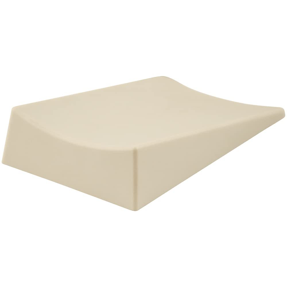 SoftTouch 3 1/4" x 5 1/4" Extra-Wide Non-Marking Doorstop - Protect Walls and Surfaces, Beige