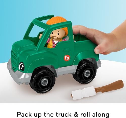 Fisher-Price Little People Toddler Toy Time to Camp 6-Piece Set for Preschool Pretend Play Ages 1+ Years