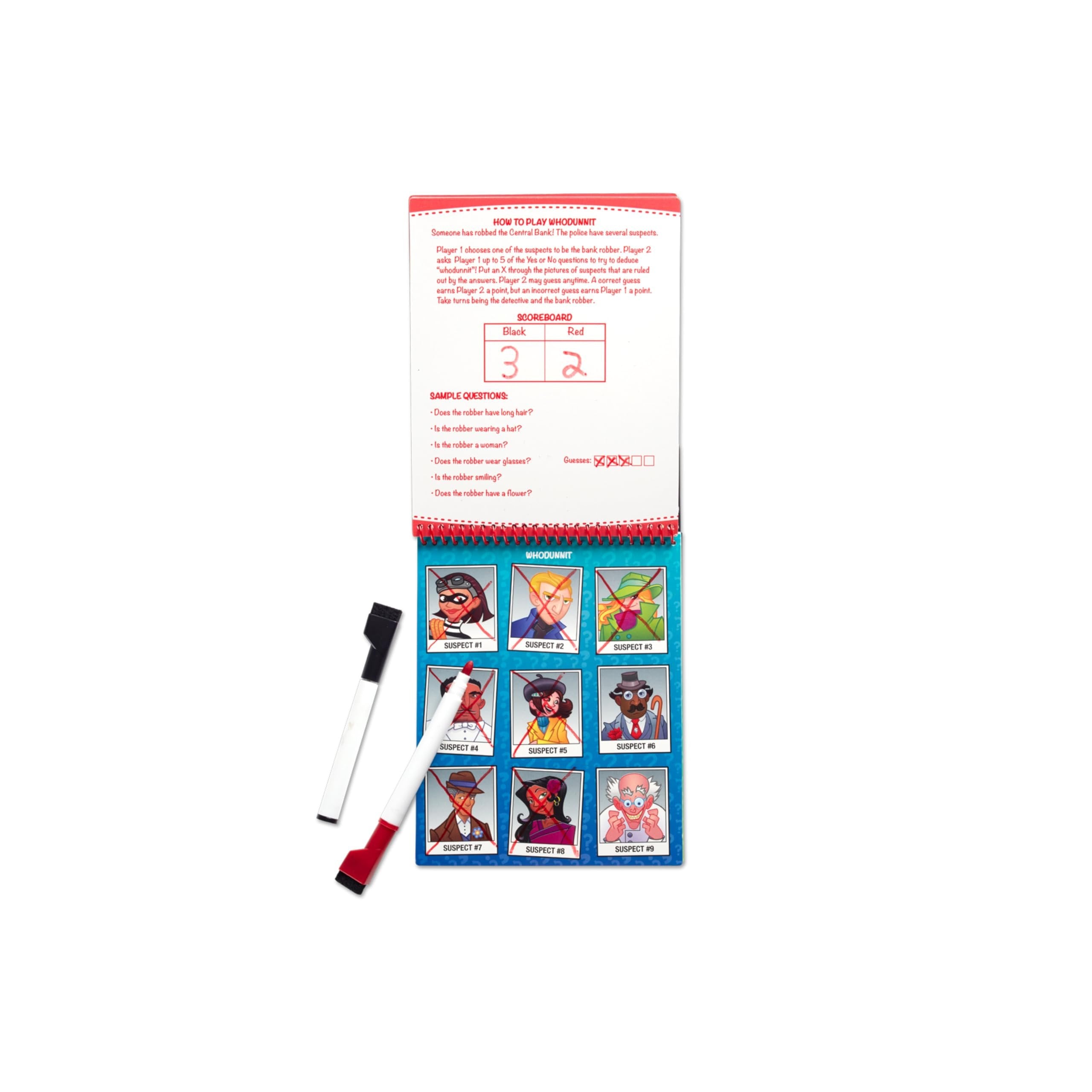 Melissa & Doug Wipe-Off Activity Pad - Spy