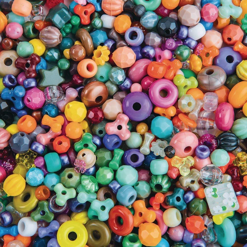 The Beadery 1-Pound Bag of Mixed Craft Beads