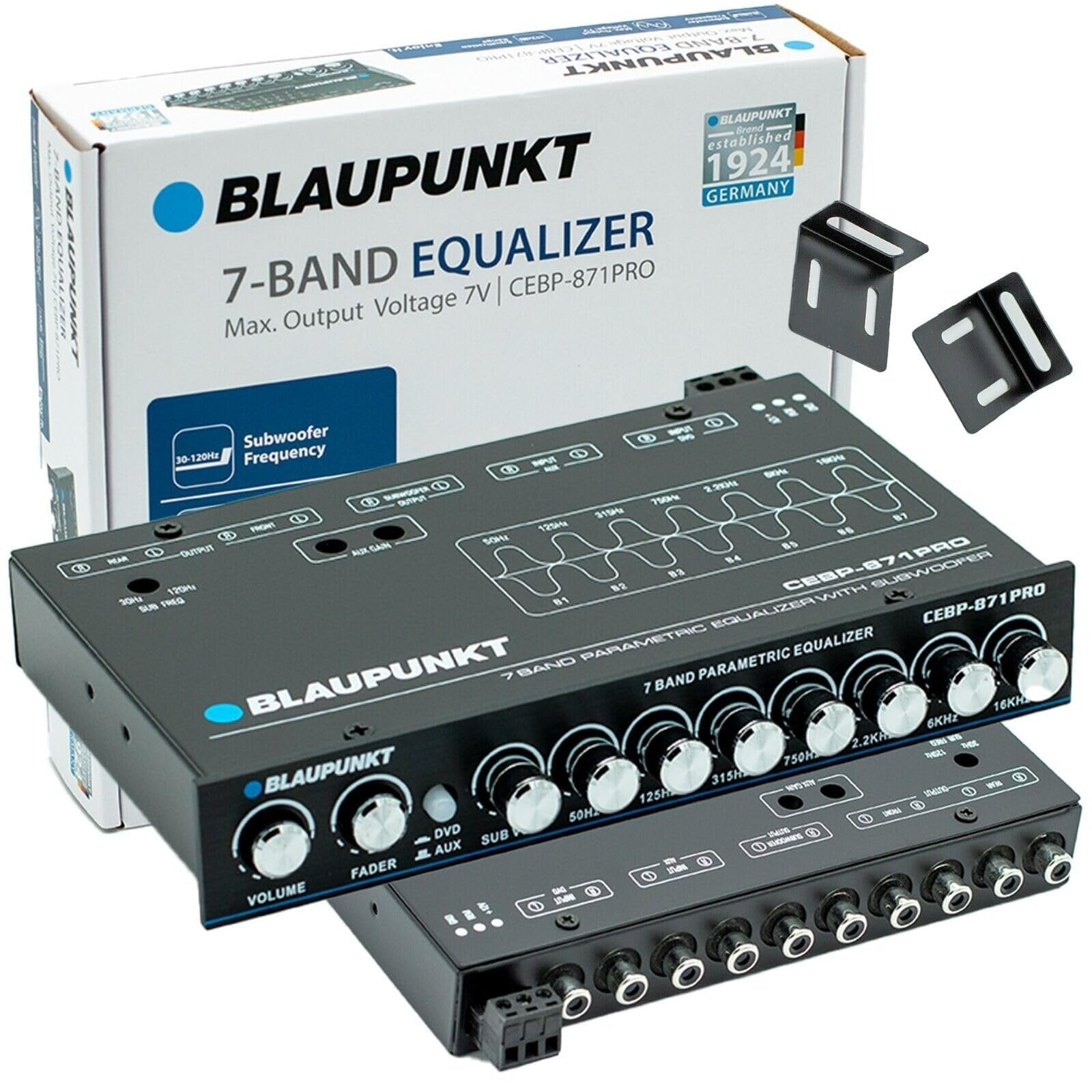 Blaupunkt CEBP-871PRO 7 Band Compact Equalizer Maximum Output Voltage 7V RMS