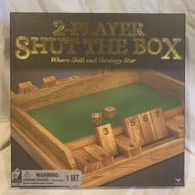 Two-Player Shut the Box Strategy Game for Kids and Adults Aged 5 and up