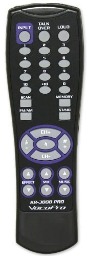 VOCOPRO KR-3808PRO Digital Karaoke Receiver with Key Control, 21.00 x 21.00 x 23.00