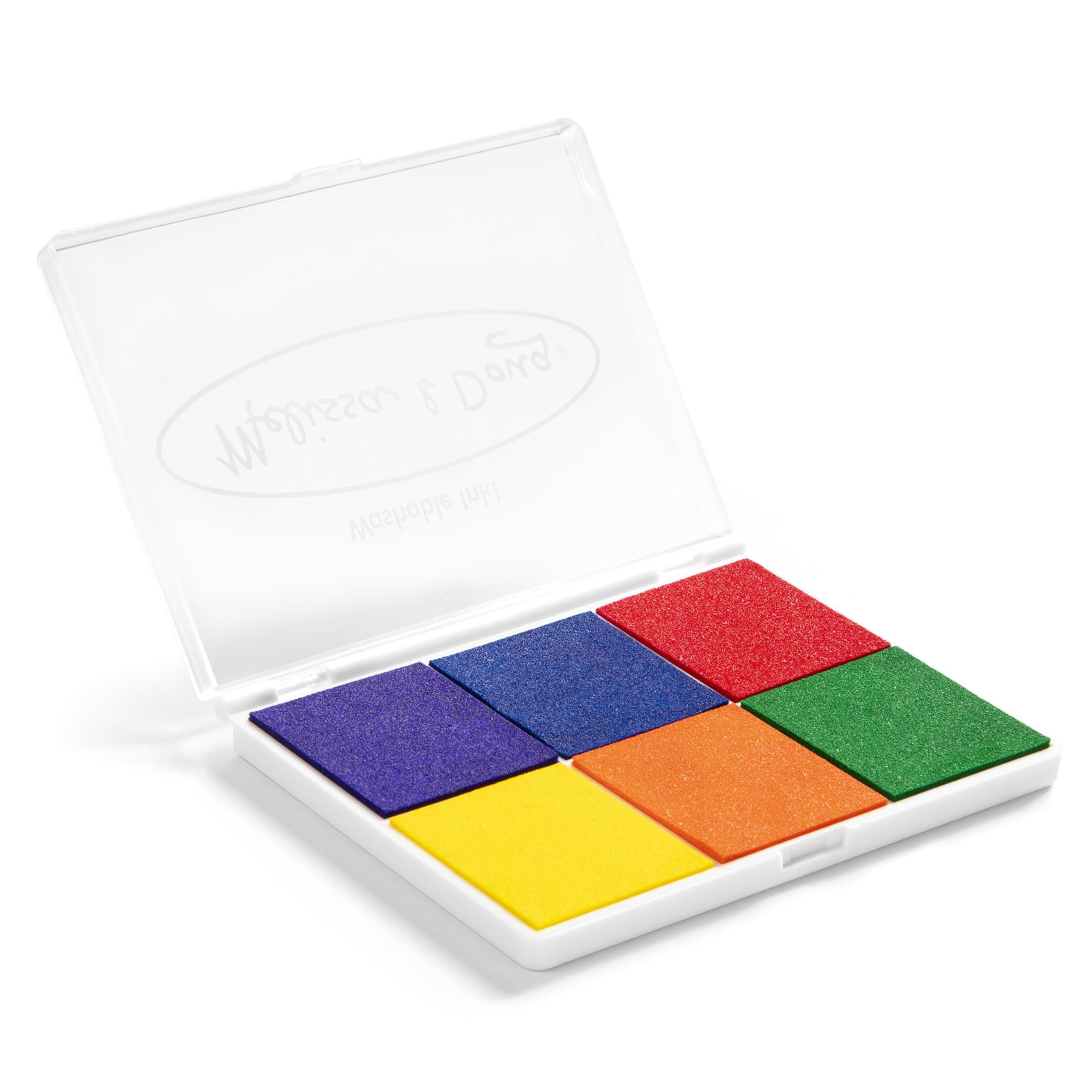 Melissa & Doug Rainbow Stamp Pad - 6 Washable Inks