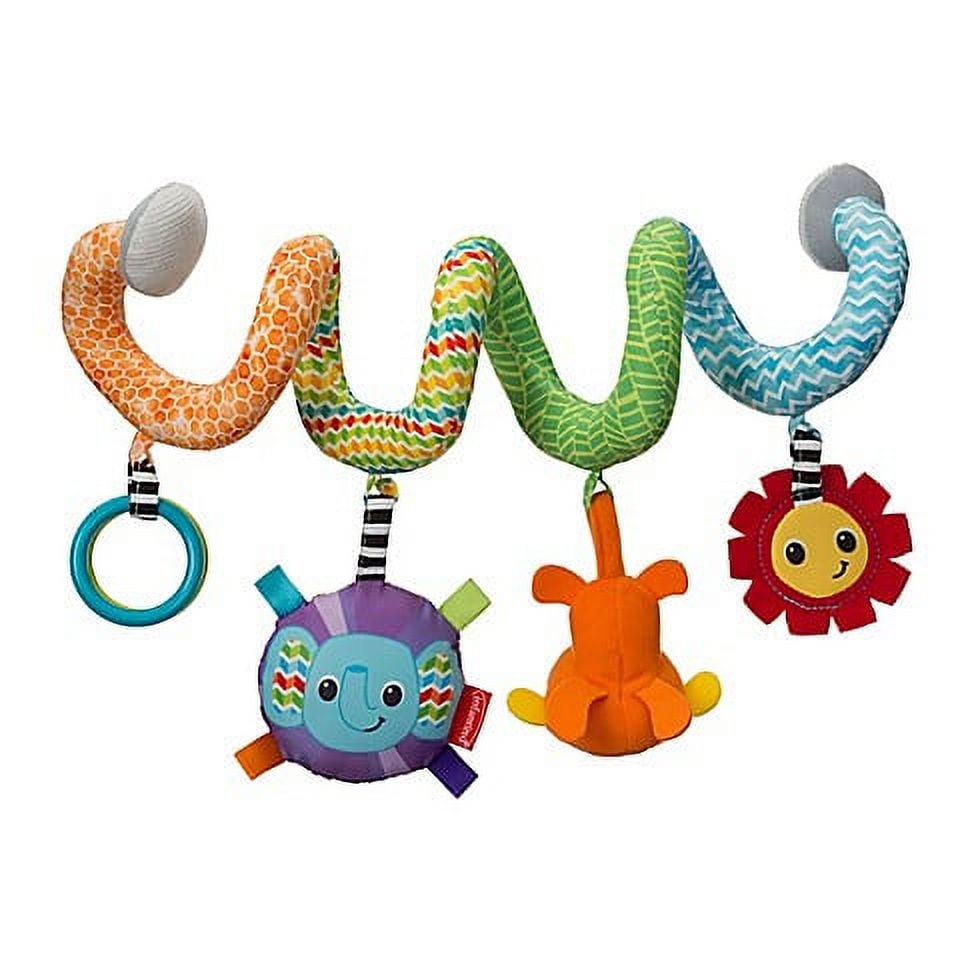 Infantino Spiral Activity Toy, Wraparound, Age Group 6-12 Months, Multicolor Animals