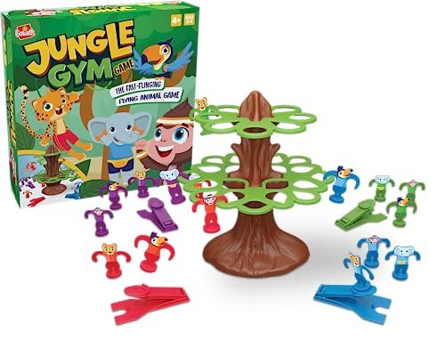 Goliath Jungle Gym Game - Fast-Flinging Flying Animal Game - Ages 4 and Up, 2-4 Players
