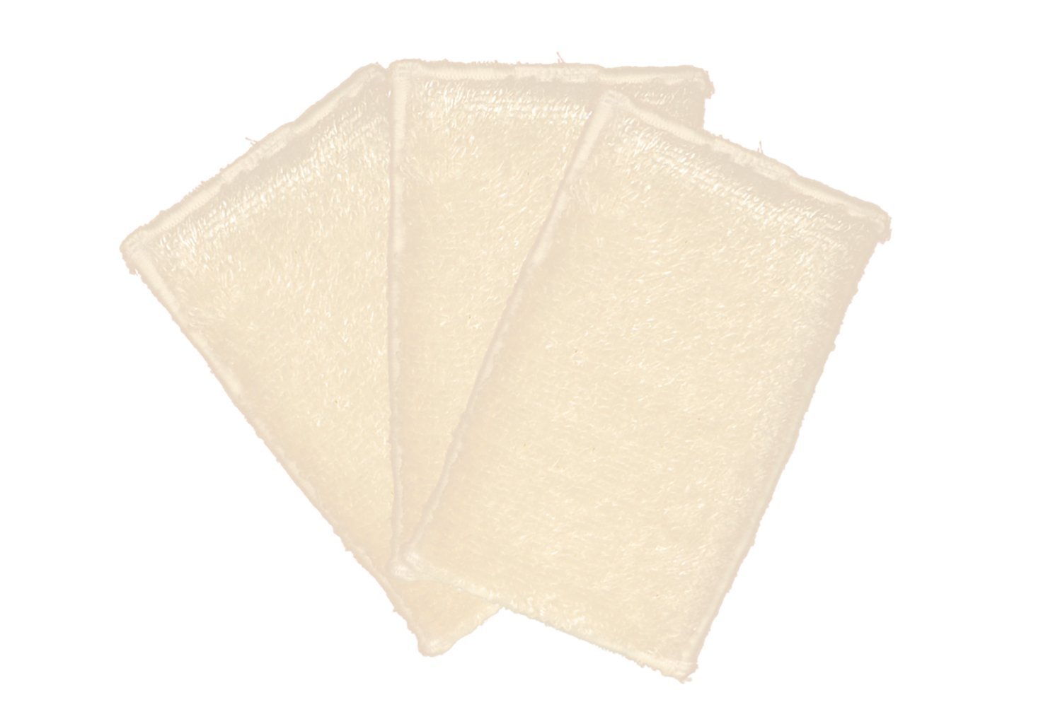 Bamboo Naturals Kitchen Sponges, Non-Abrasive Dish and Pan Scrubbers, Super Absorbent, Eco-Friendly and Long-Lasting, Great for Cleaning Stovetops and Counters, 3 Pack