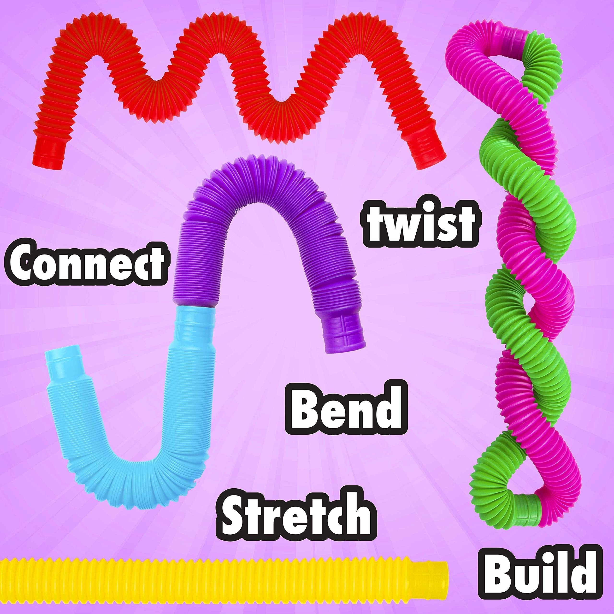 Be Amazing Toys Sense & Grow Sensory Pop Tubes 6-Pack